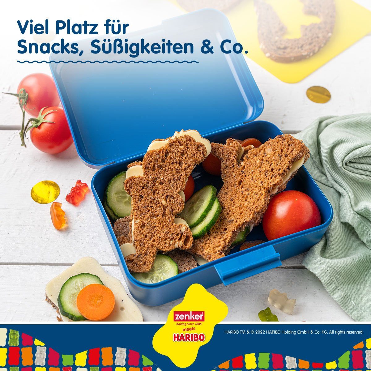 Zenker Lunchbox Brotbox, Vesperdose, Snackbox, Aufbewahrungsbox