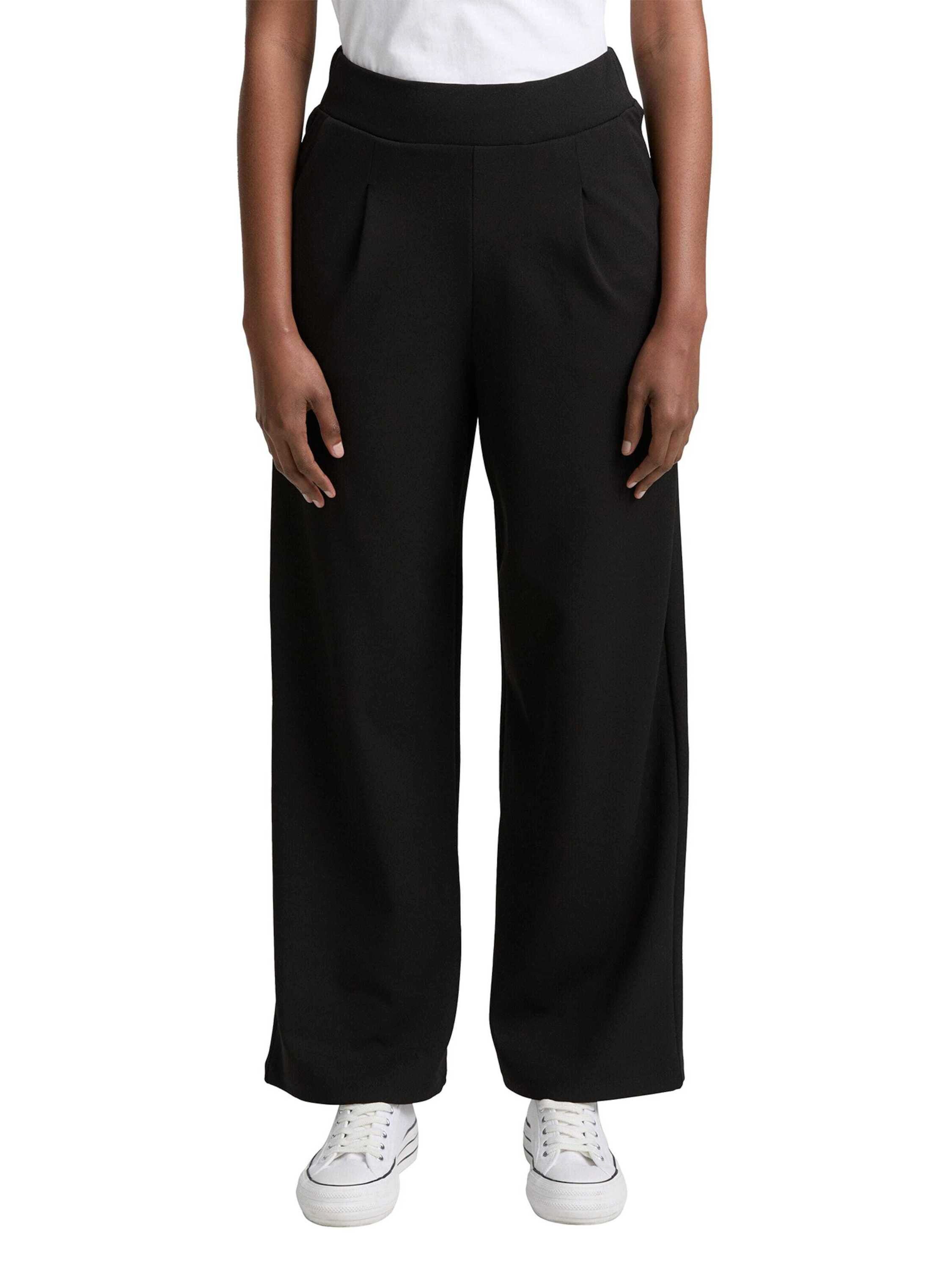 TOM TAILOR Denim Bundfaltenhose (1-tlg) Falten
