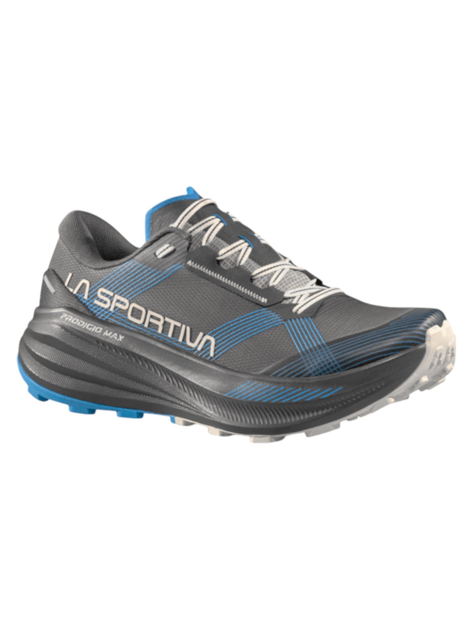 La Sportiva Prodigio Max (für lange Strecken) grau/blau Herren Laufschuh