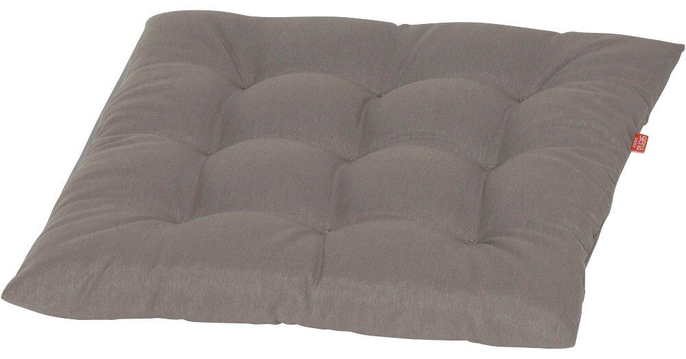Siena Garden Sitzauflage ATRIA Sitzkissen/Hockerauflage 48 x 48 cm, (geeignet für verschiedene Sitzflächen), Dessin Uni, 100% recyceltem Polyester, in verschiedenen Farben