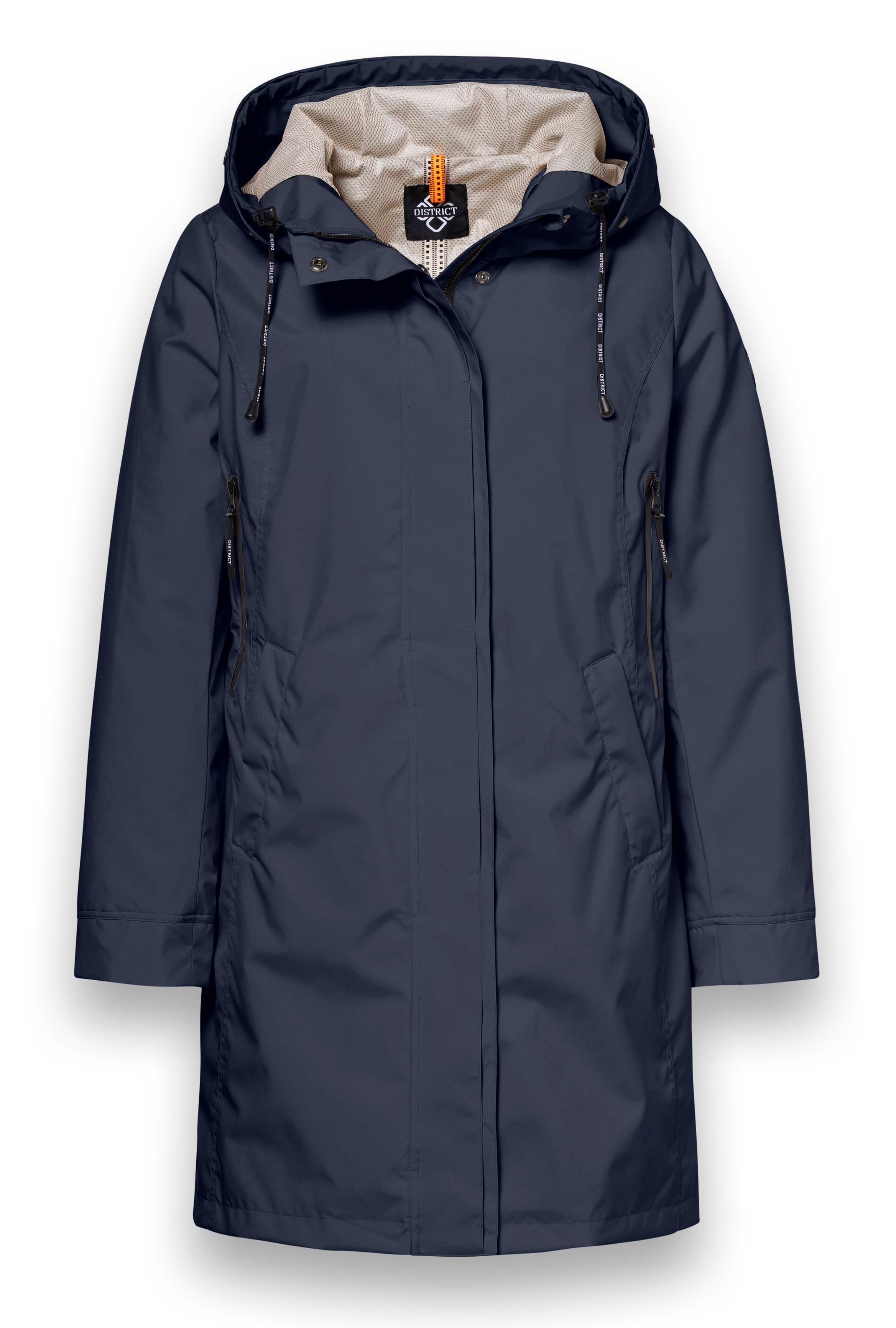 District Funktionsjacke Übergangsjacke Dandelion (Parka, mit Kapuze, wasserabweisend)
