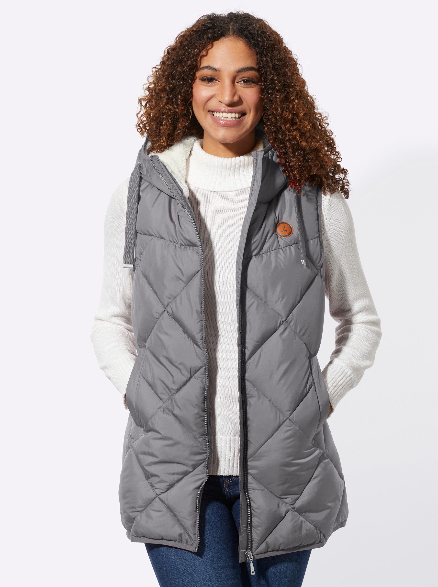 Witt Jerseyweste Long-Steppweste günstig online kaufen