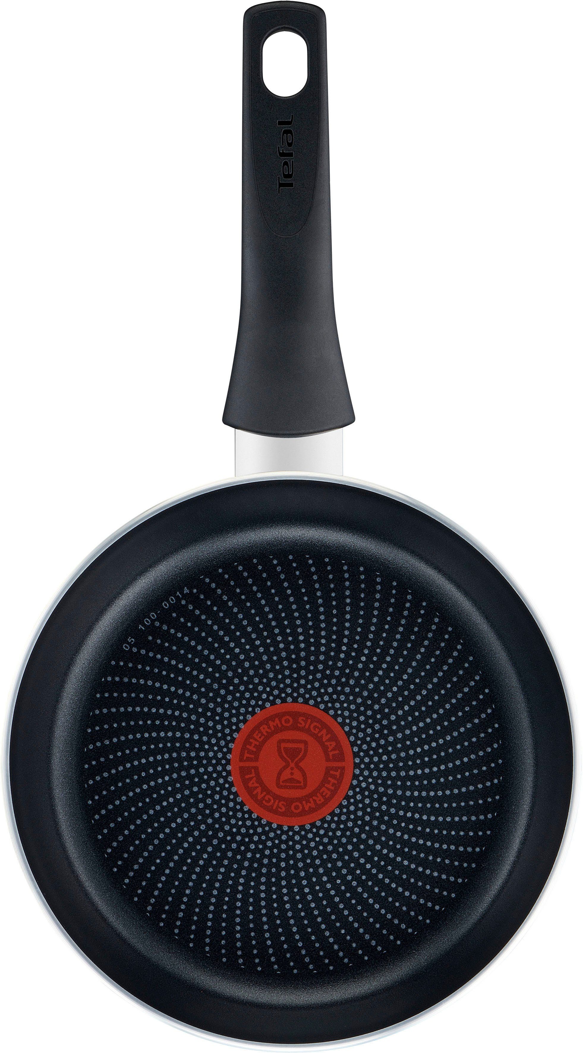 Tefal Bratpfanne Generous Cook, Aluminium (1-tlg), Thermo-Signal-Temperaturanzeiger, Induktion