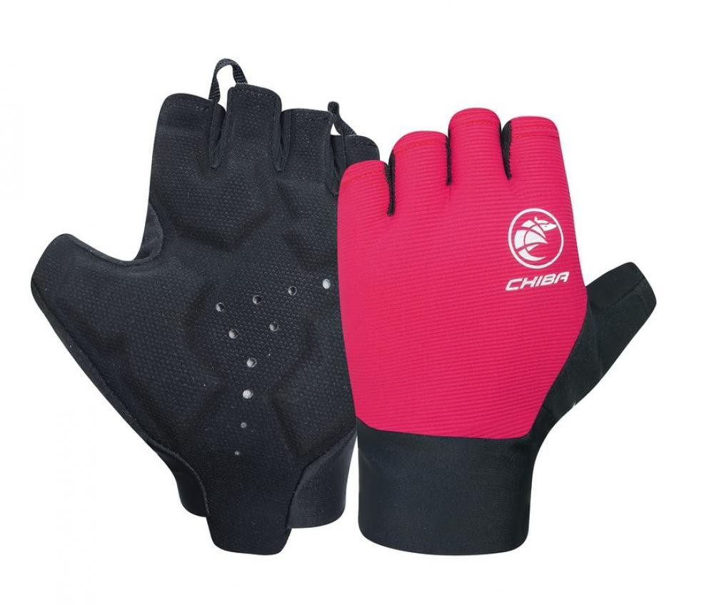 Fahrradjacke Chiba Handschuhe Team Glove Pro rot Gr S/7
