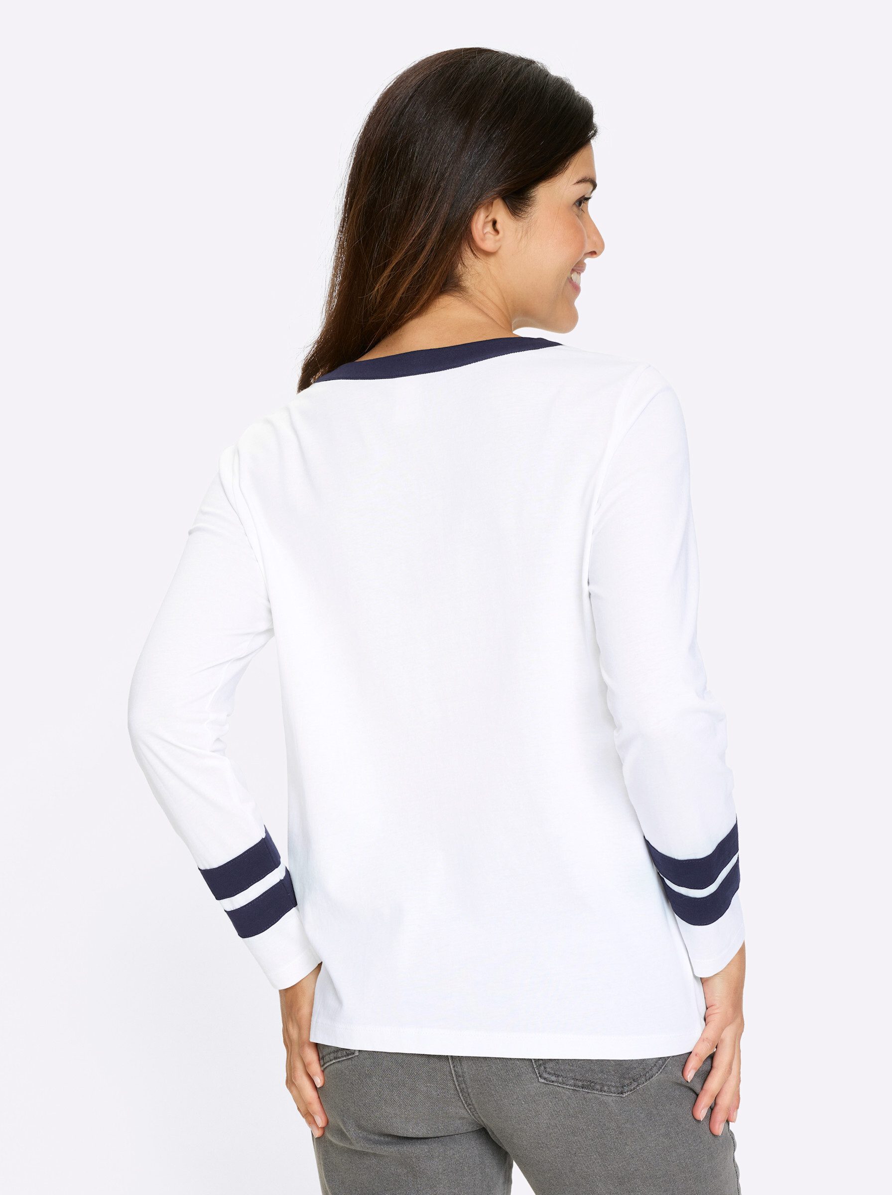 Sieh an! T-Shirt Langarmshirt . günstig online kaufen