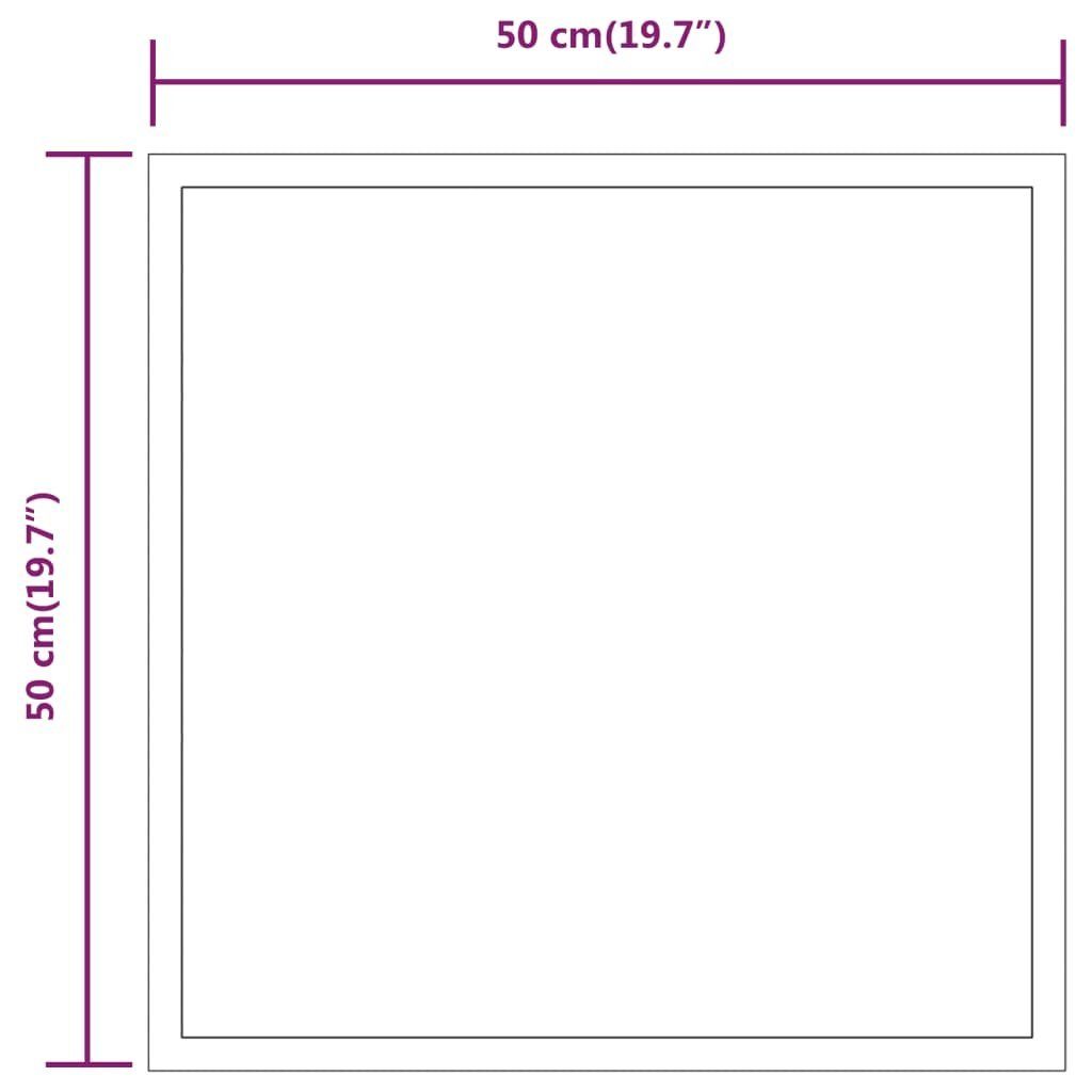 Wandspiegel LED-Badspiegel 50x50 furnicato cm