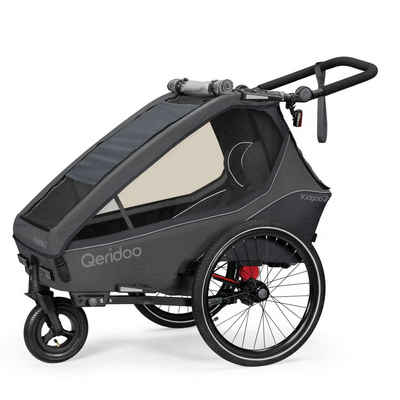 Qeridoo Fahrradkinderanhänger Qeridoo Fahrradanhänger Kidgoo 2 Modell 2023