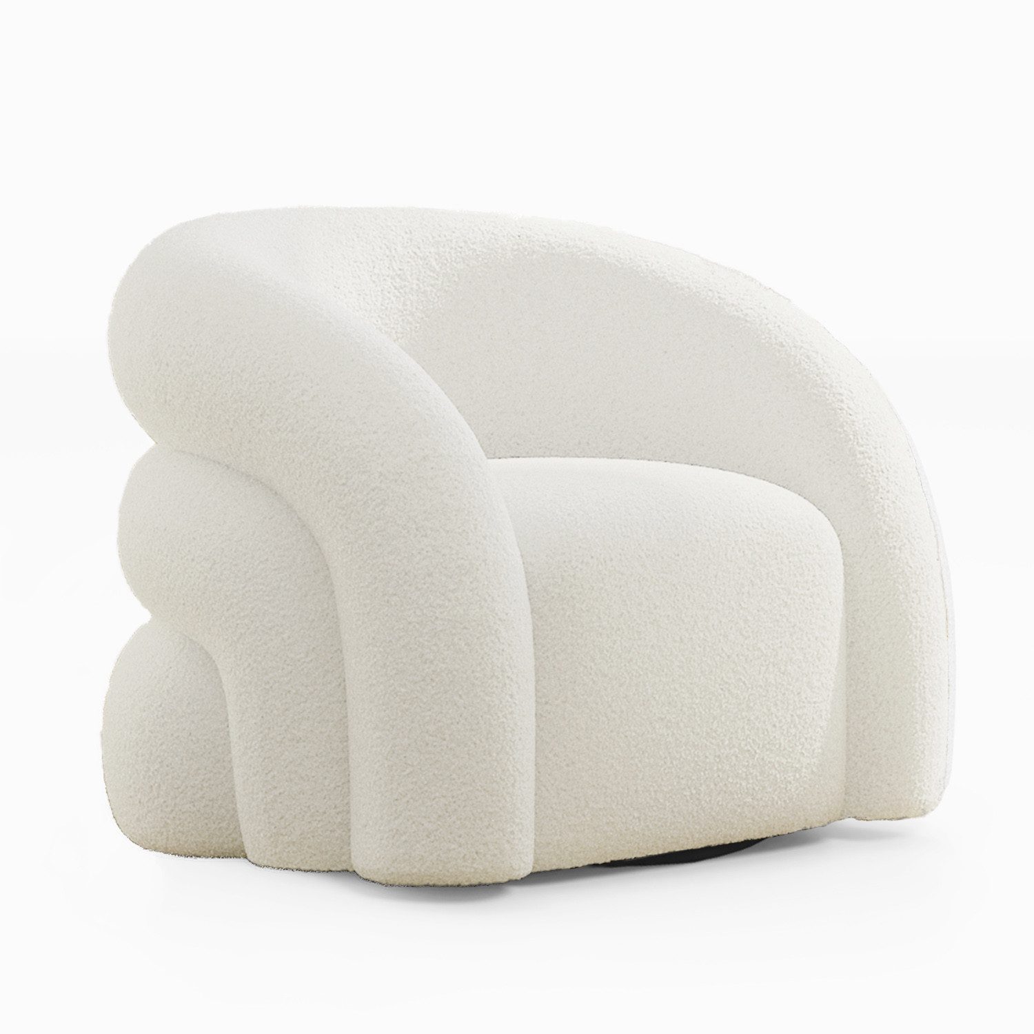 SEYNAR Drehsessel Moderner Boucle-Gewebe Polstersessel, Lesesessel, 360° Dr günstig online kaufen