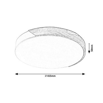 Rabalux Deckenleuchte, Durchmesser 41,5 cm, Ahorn/Maple