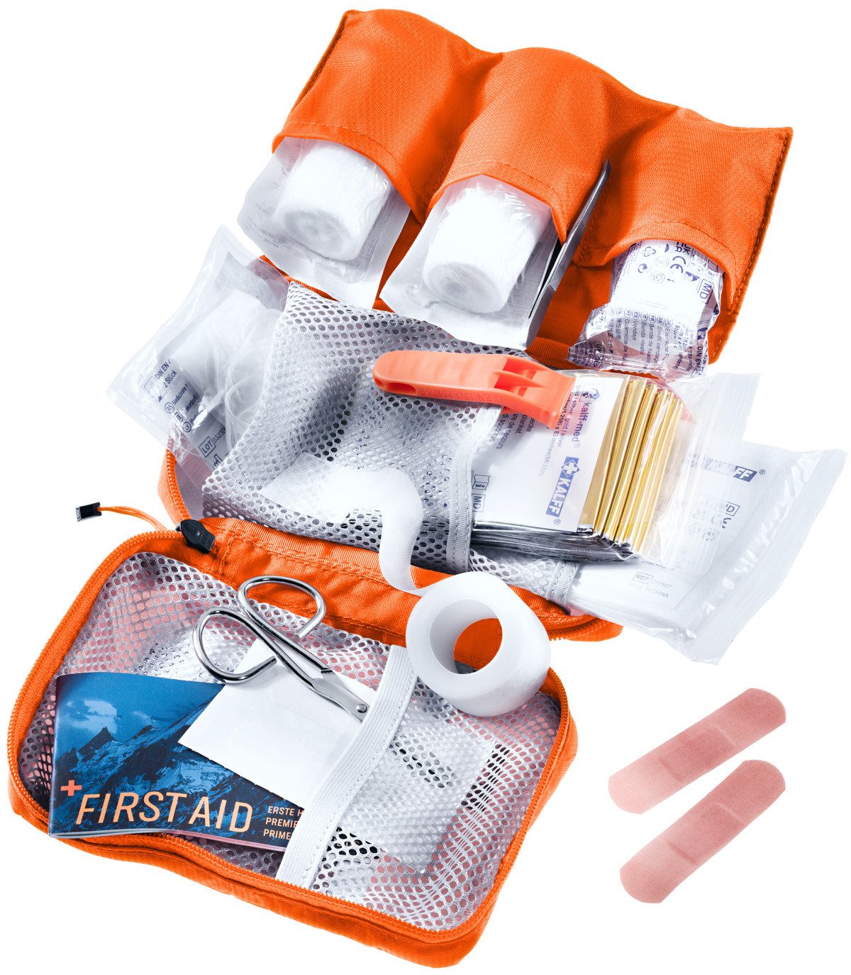 deuter Erste-Hilfe-Set FIRST AID KIT, für Erwachsene, mit Anleitung zur Erstversorgung, mit Pinzette