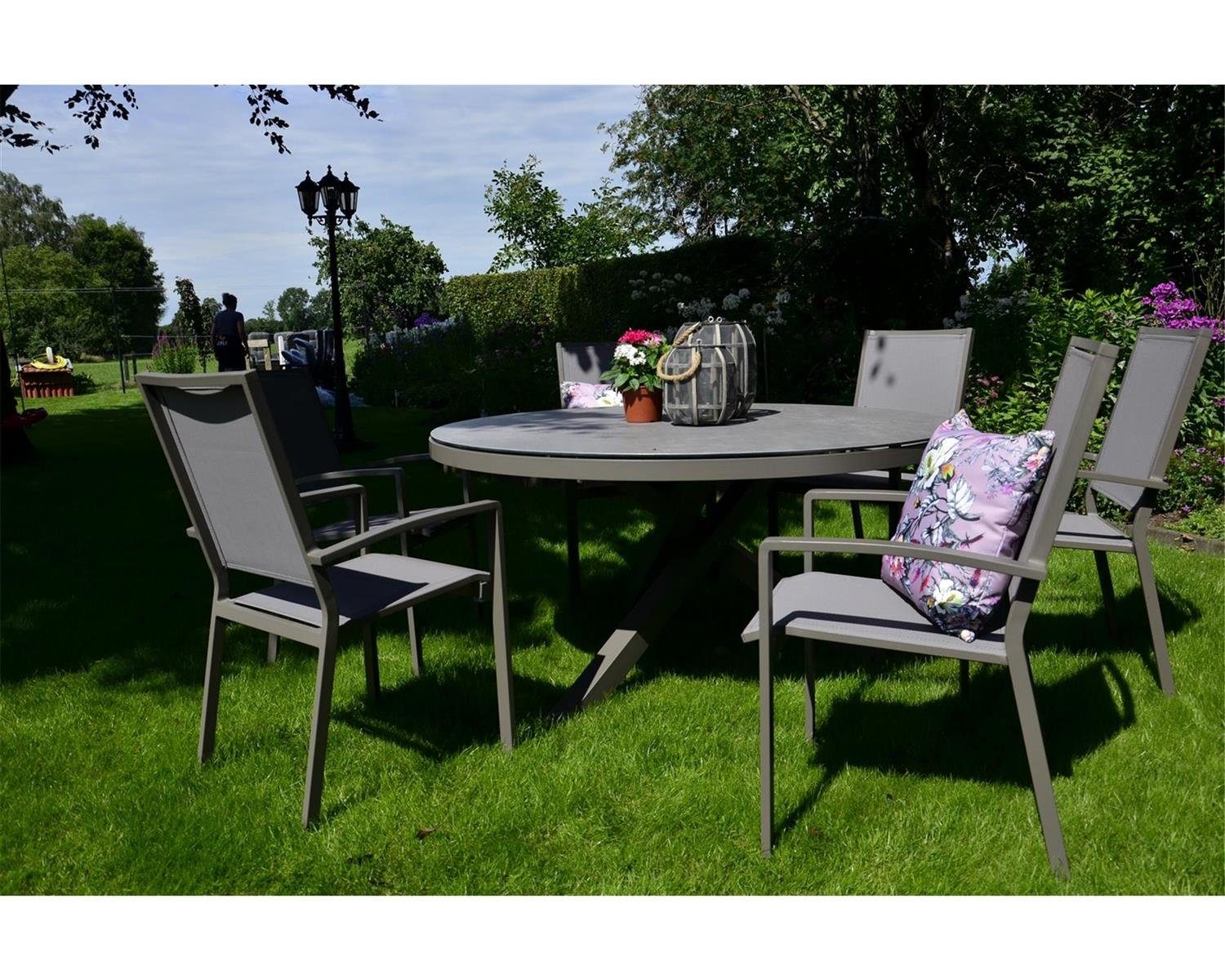 "Mojito Diningtisch ø Pardo" Lesli 150cm Living Ceramic Living Gartentisch Lesli