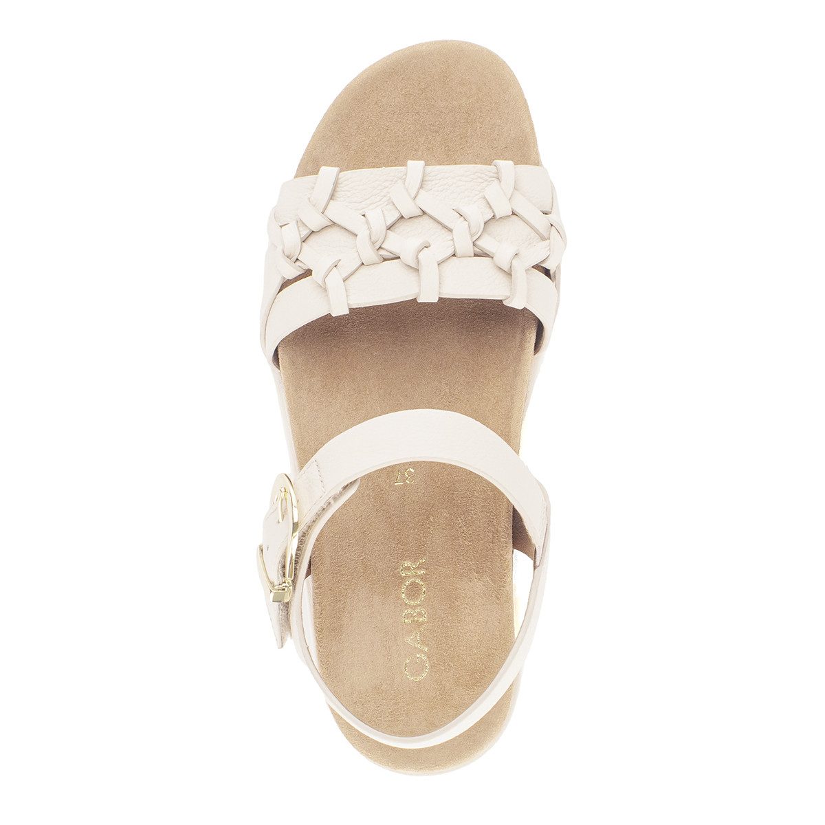 Gabor Gabor 4.600.22_8, Sandaletten, Weiß/Creme, Damen Sandalette