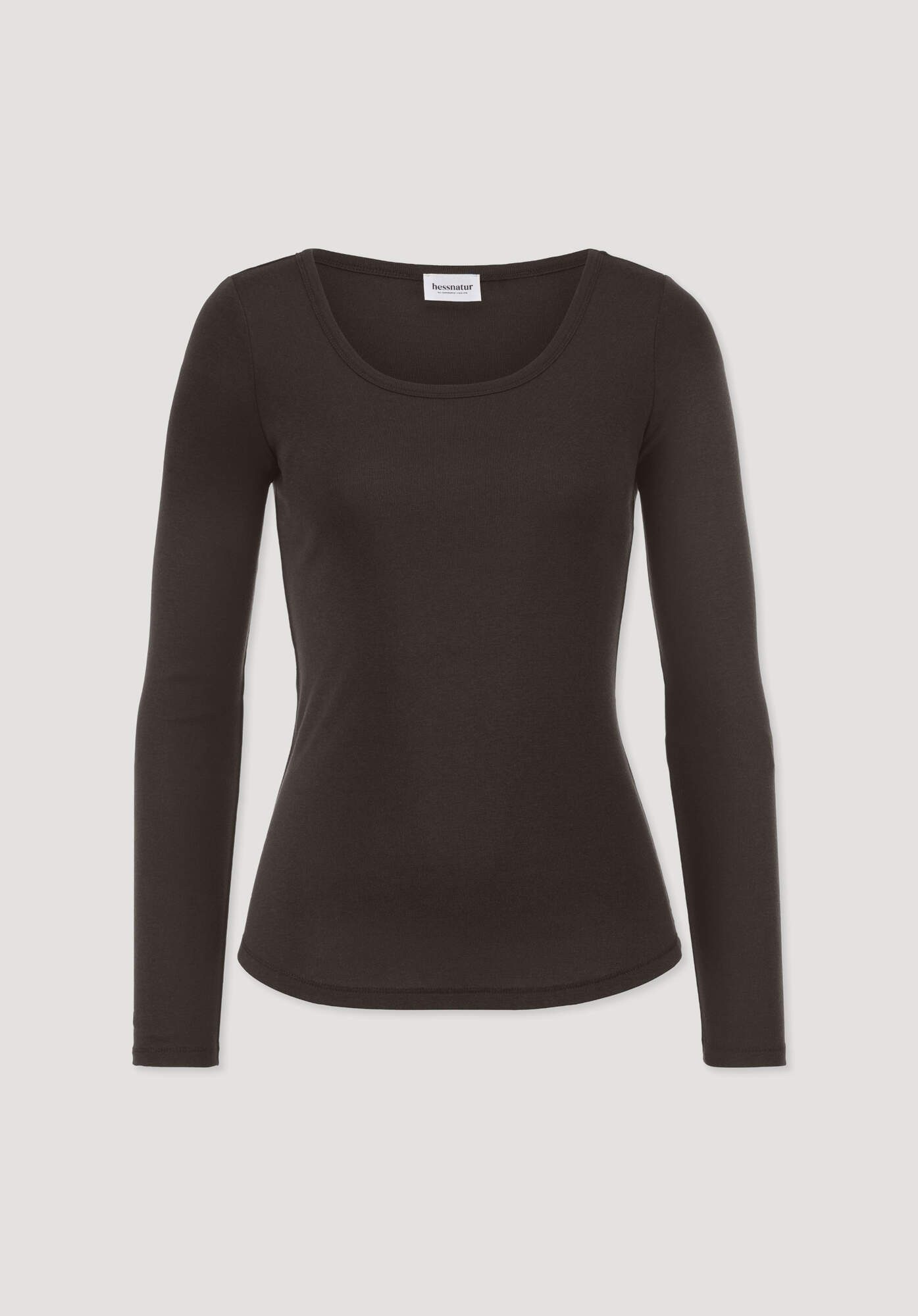 Hessnatur T-Shirt Fitted aus Bio-Baumwolle und TENCEL™ Modal (1-tlg)