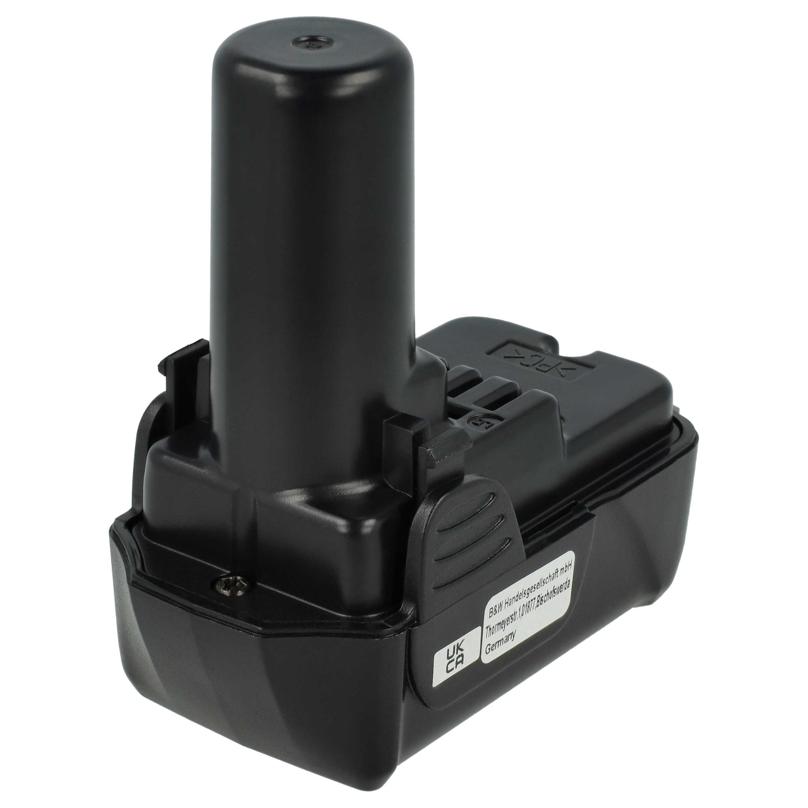 vhbw Akku passend für Hitachi Hikoki WM 10DBL Elektrowerkzeug (2 Ah, 10,8 Akku Akku Li-Ion 2000 mAh (10,8 V, 1 St), Leistungsfähiger Austausch-Akku für Werkzeug Powertools wie
