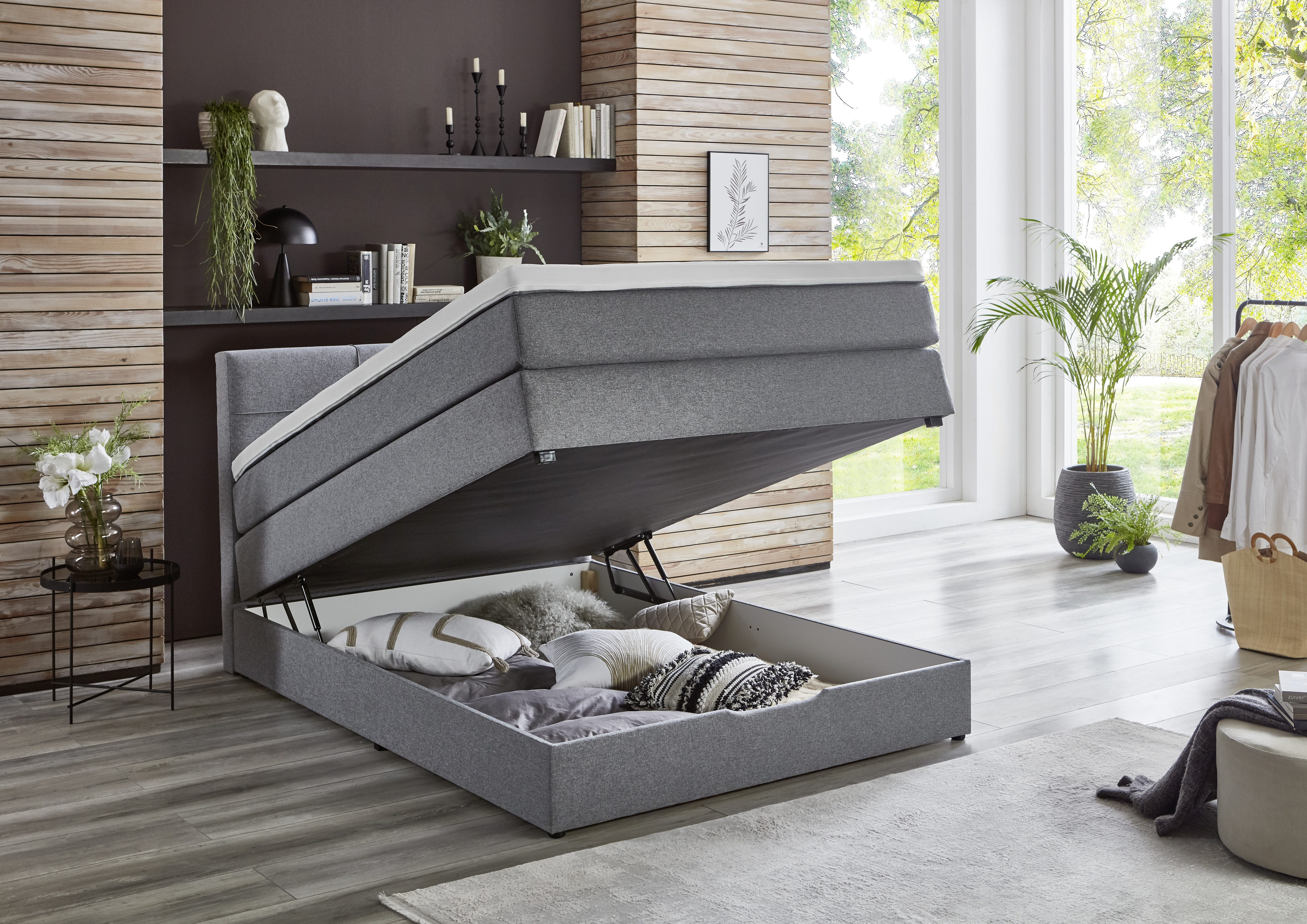 Sun Garden Boxspringbett Boxspringbett BX 2640 KREMS