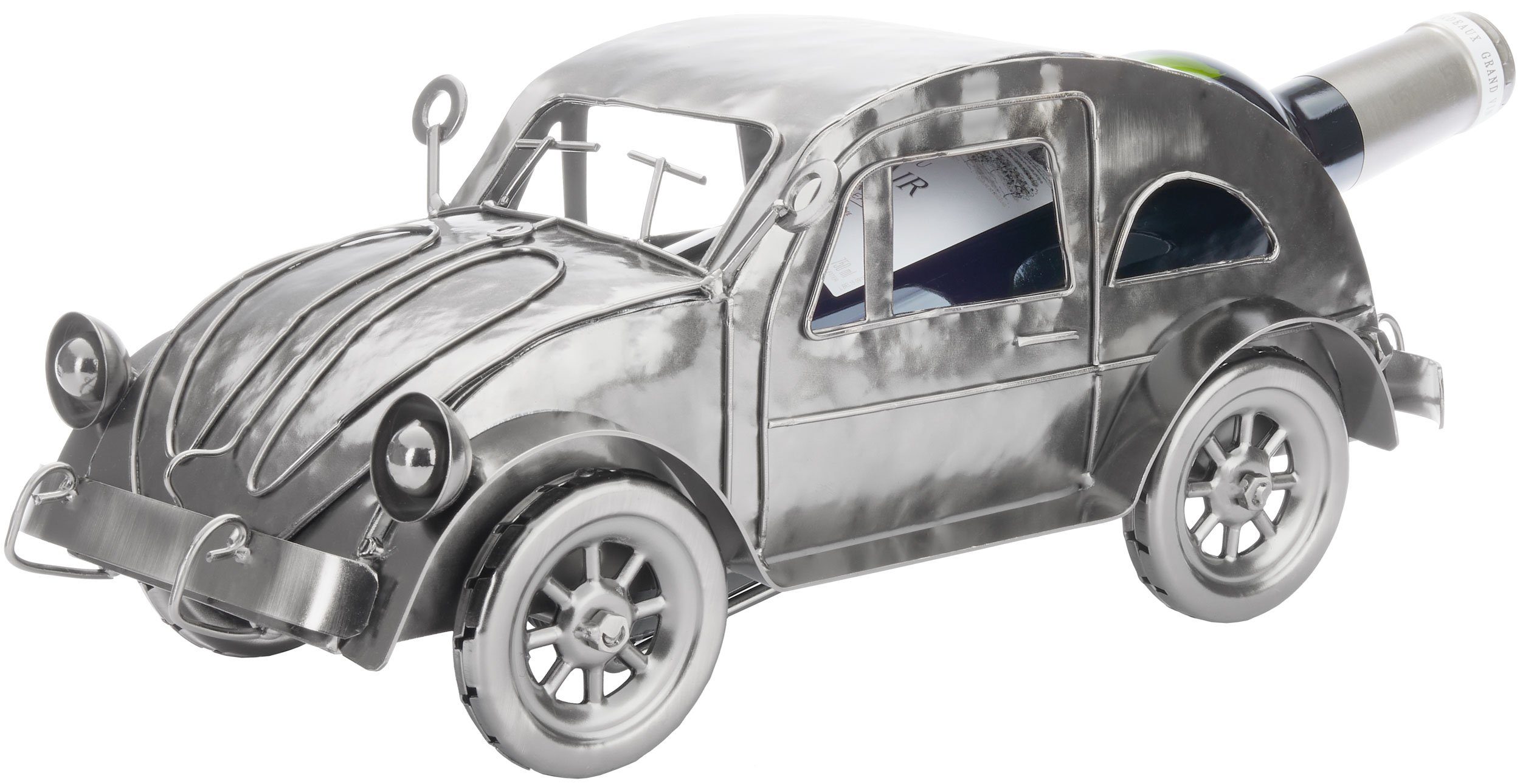 BRUBAKER Weinflaschenhalter Flaschenhalter Nostalgisches Auto - 32 cm Weinf günstig online kaufen