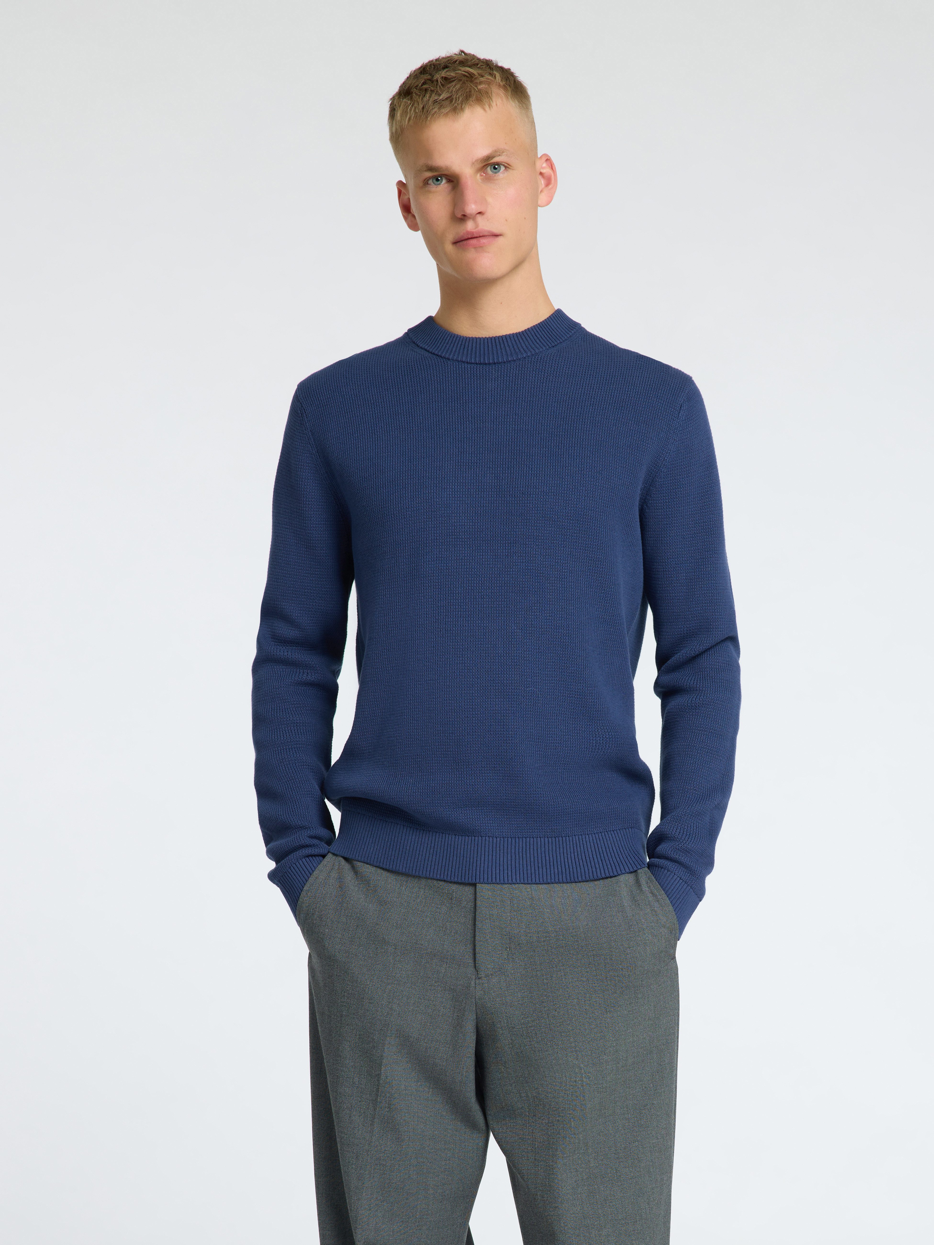 SELECTED HOMME Rundhalspullover SLHDANE LS KNIT günstig online kaufen