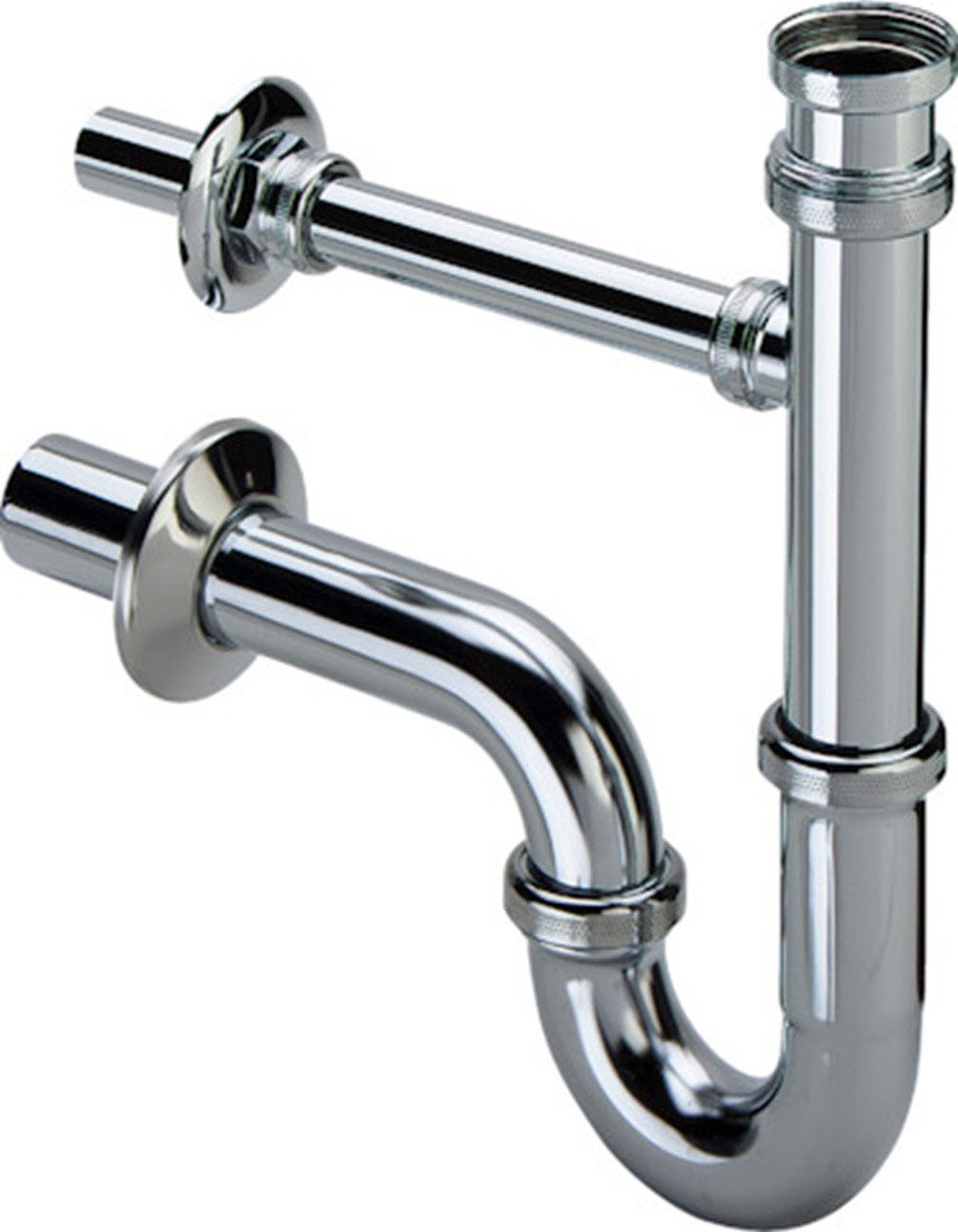 Viega Siphon VIEGA Röhrengeruchverschluss 5611.02 11/4" x 11/4"G x 240mm ms verchr.