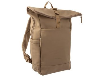 Franky Freizeitrucksack Franky RS77-R Freizeit-Rucksack Rollfalte ca.21 Liter mit Laptopfach, Laptopfach 15"