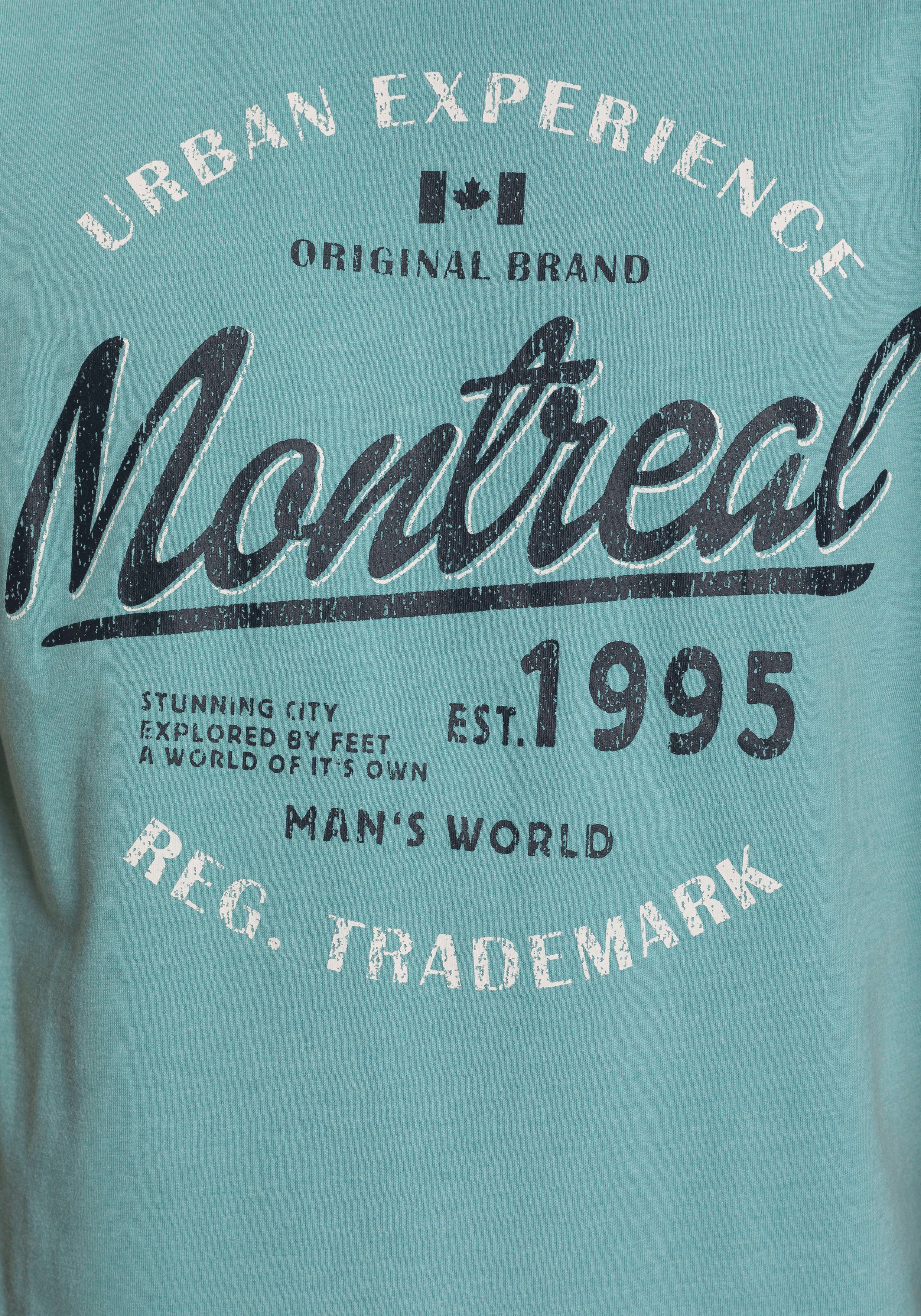 T-Shirt mit Brustprint World Man's