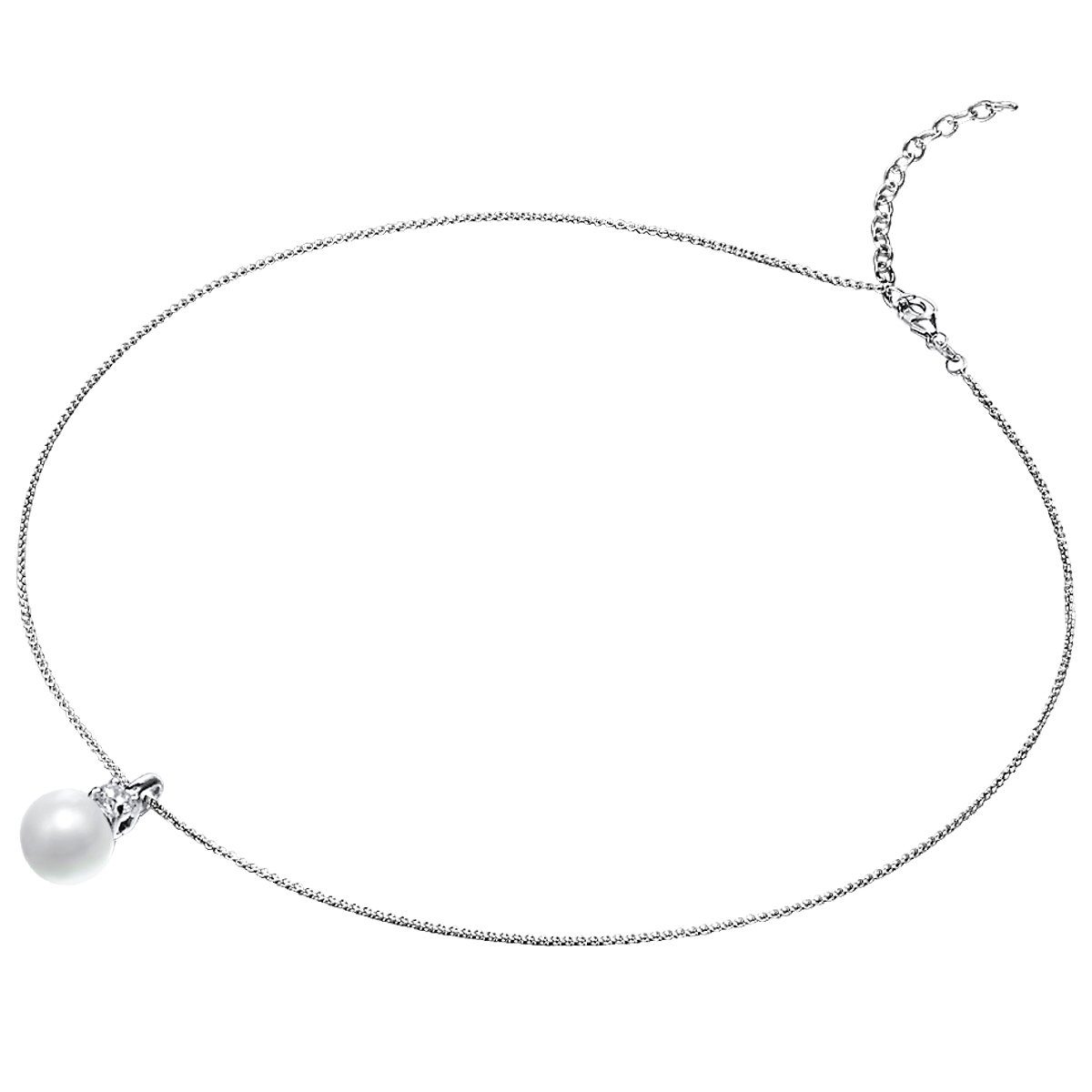 Rafaela Donata Silberkette silber, mit Muschelkernperle günstig online kaufen