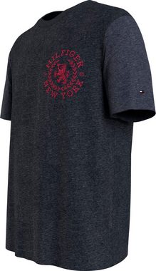 Tommy Hilfiger Kurzarmshirt ICON CREST TEE mit Tommy Hilfiger Stickerei auf der Brust