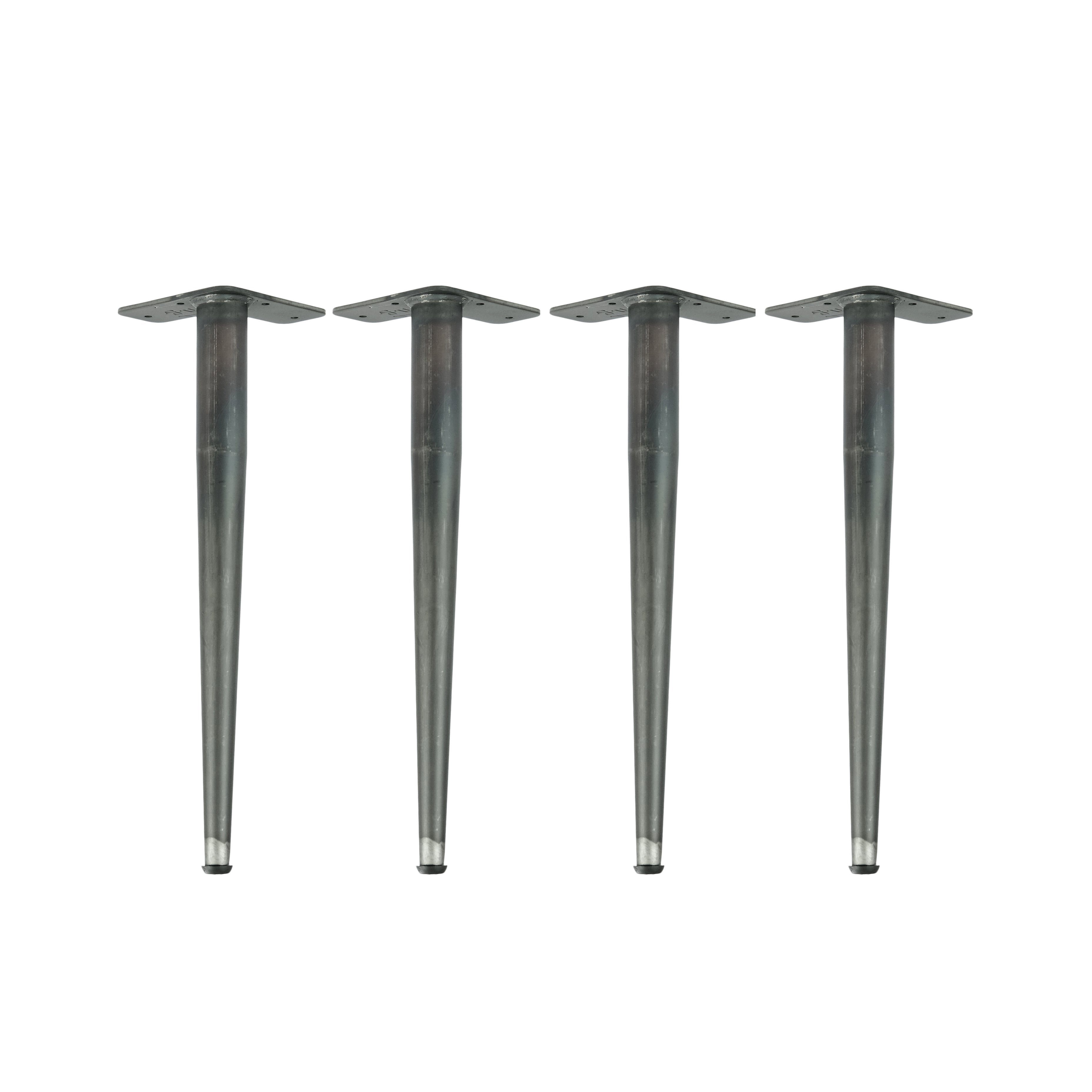 Natural Goods Berlin Tischbein CONICAL Legs, Tischbein, Möbelfüße, 42cm (Bank / Couchtisch), Industrial