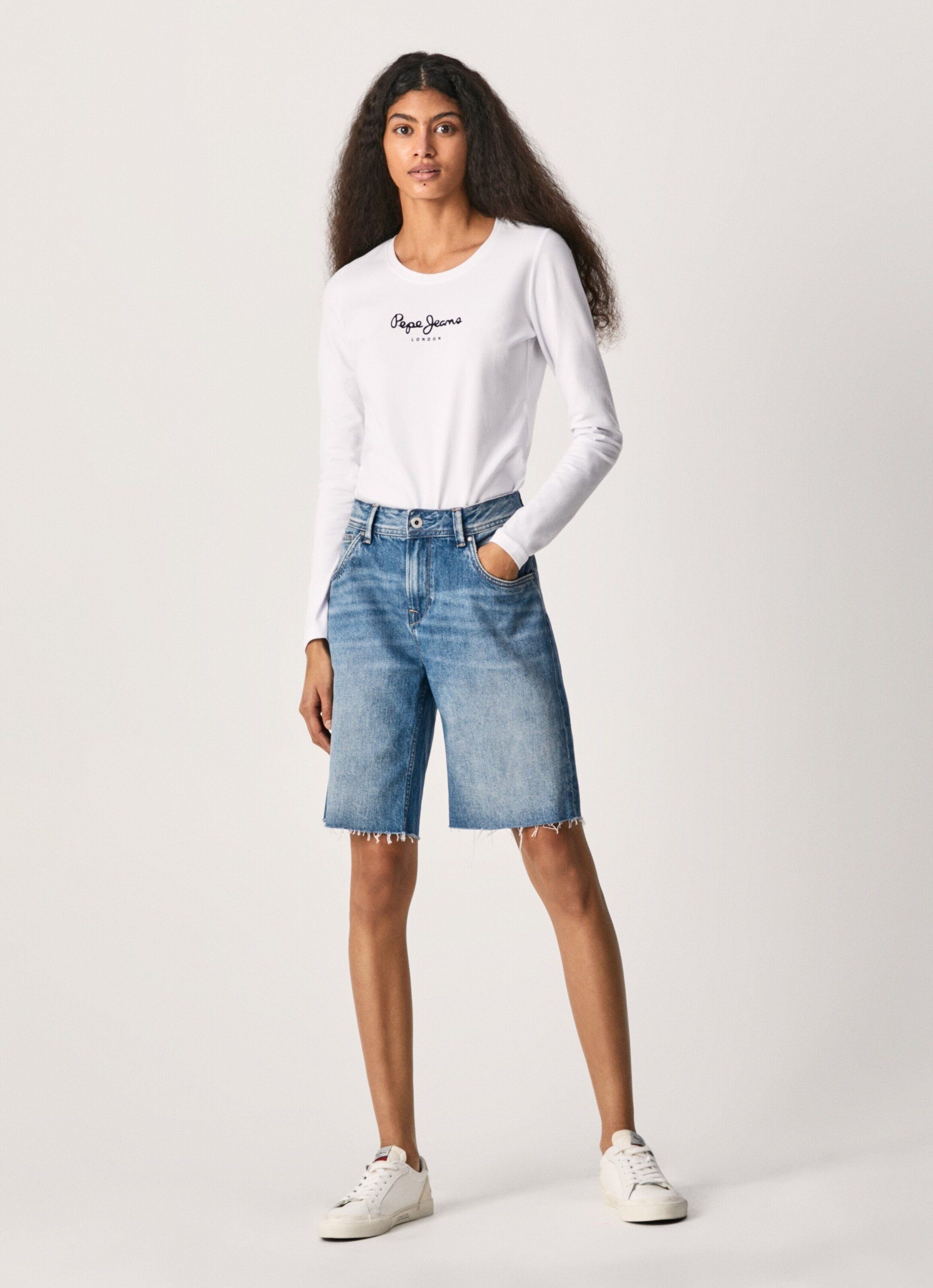 Pepe Jeans Langarmshirt New Verginia (1-tlg) günstig online kaufen