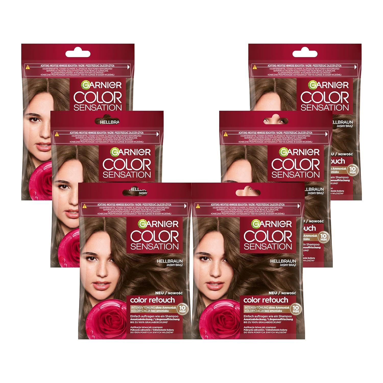 GARNIER Coloration Garnier Color Sensation Intensivtönung 6er Packung, Packung, 6-tlg.