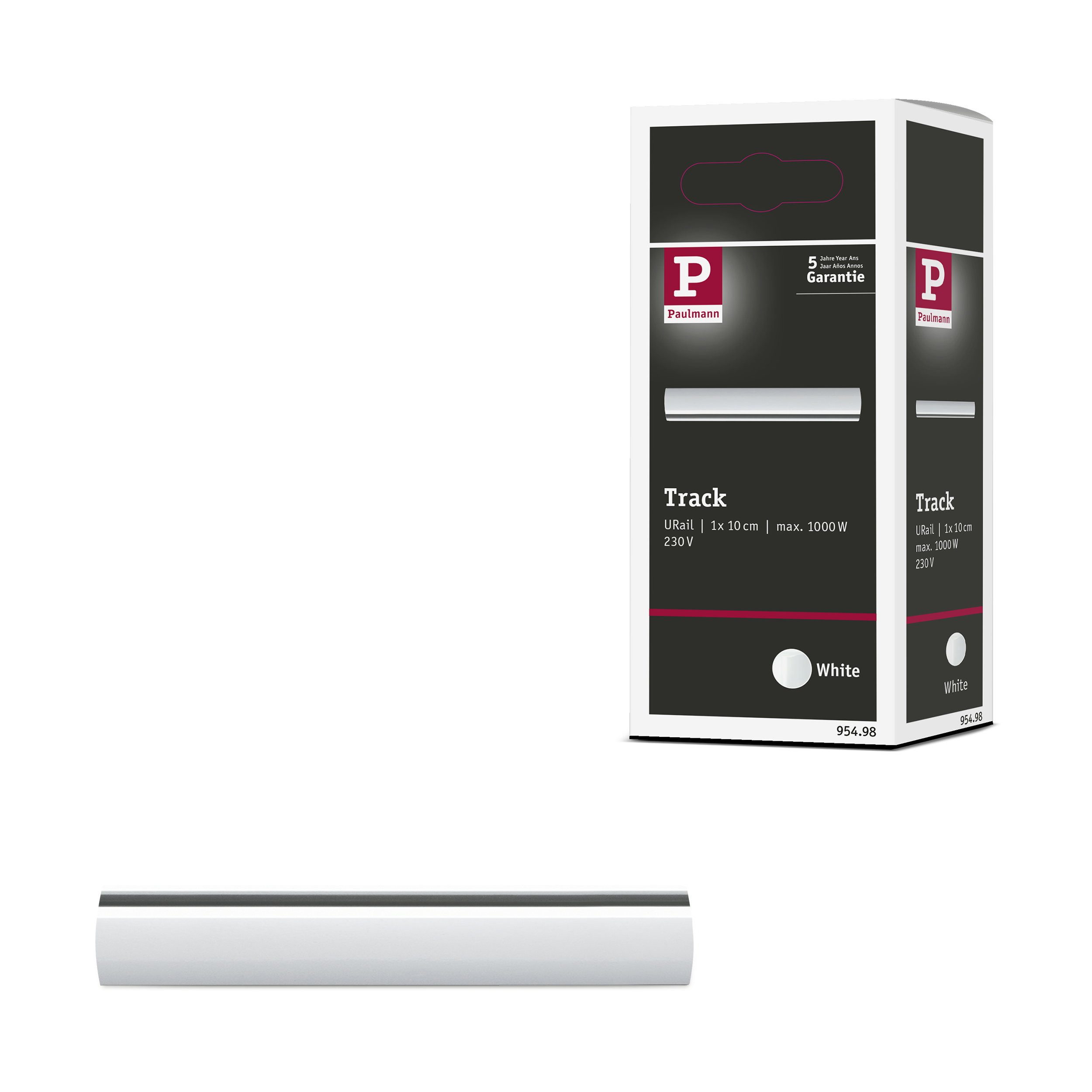Paulmann Schienensystem-Leuchten URail Schiene 10 cm 230V Weiß