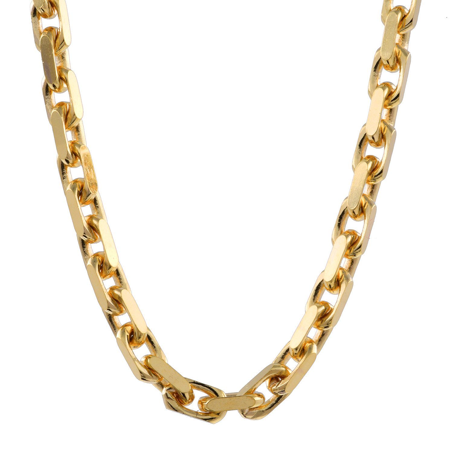 HOPLO Goldkette Ankerkette diamantiert Länge 42cm - Breite 1,9mm - 585-14 K günstig online kaufen