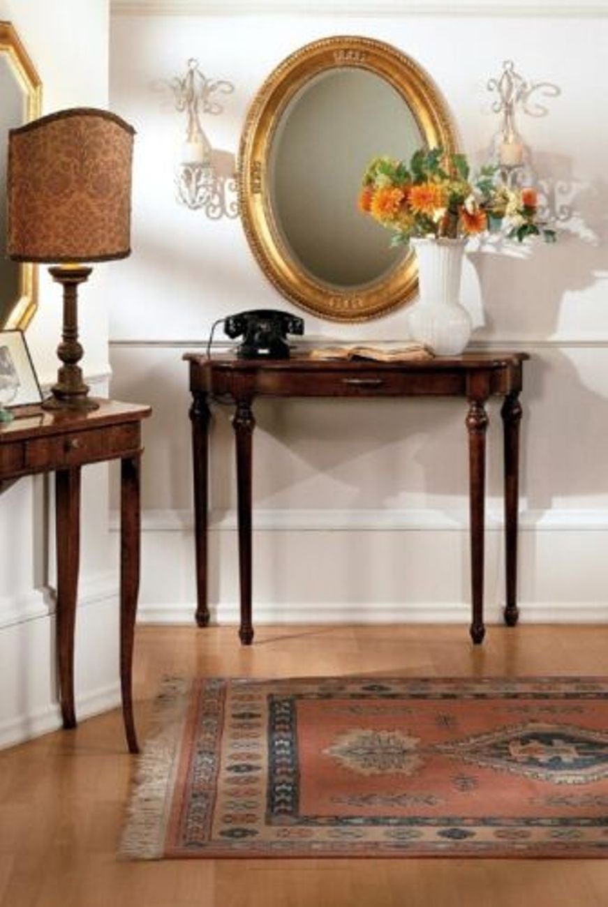 JVmoebel Konsolentisch, Konsolentisch Design Möbel Barock Holz Italienische Tisch Tische