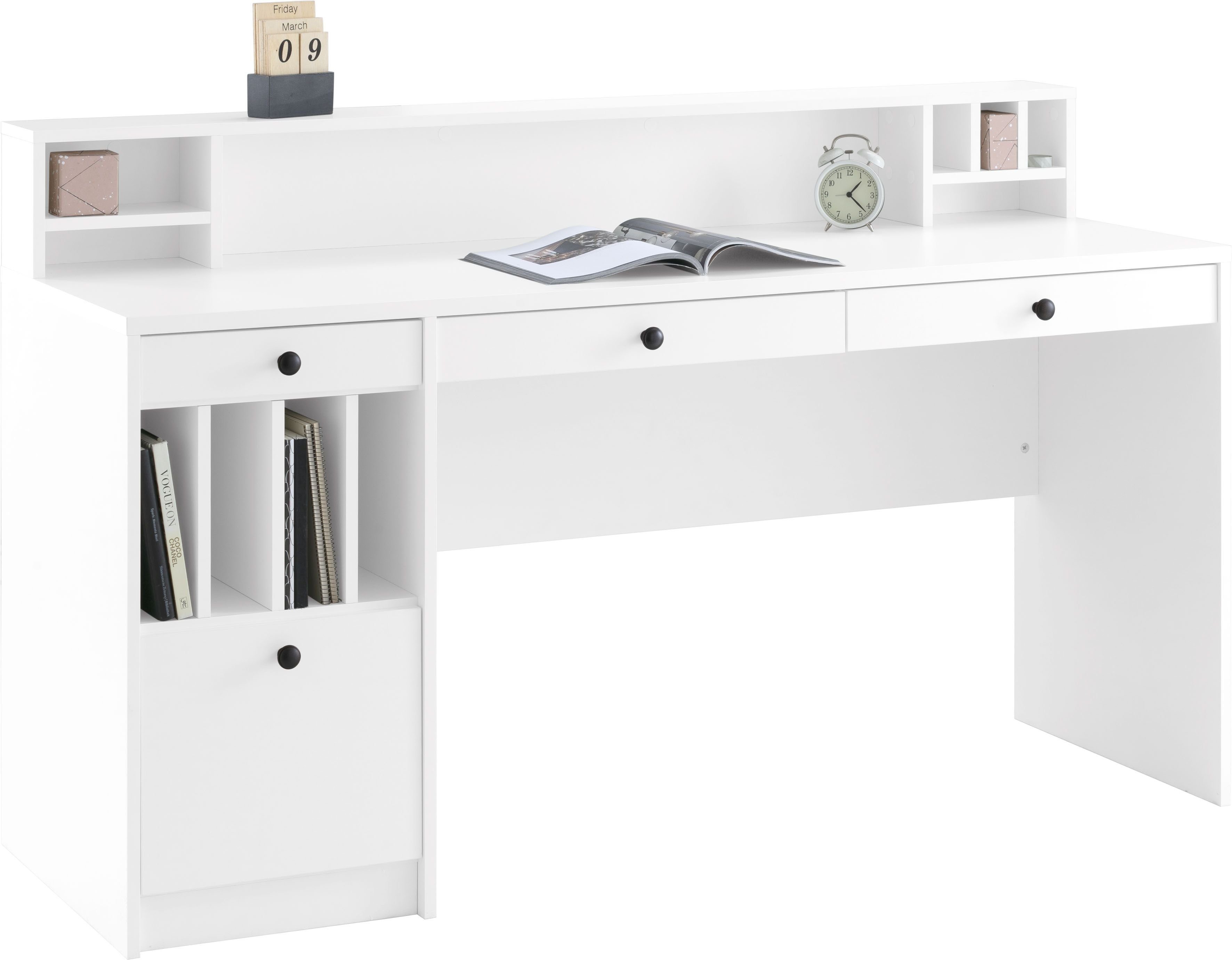 OTTO home Schreibtisch Licia, Computertisch, im Landhausstil, in 2 Breiten