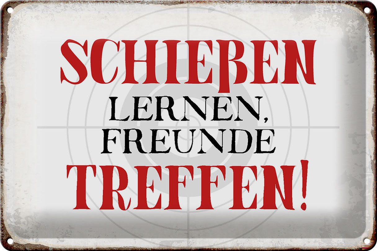 Hebold Metallschild Schild Blech 30x20cm Made in Germany Spruch