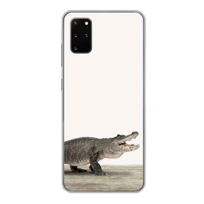 MuchoWow Handyhülle Kinder - Krokodil - Junge - Kinder - Mädchen Phone Case Handyhülle Samsung Galaxy S20 Plus Silikon Schutzhülle