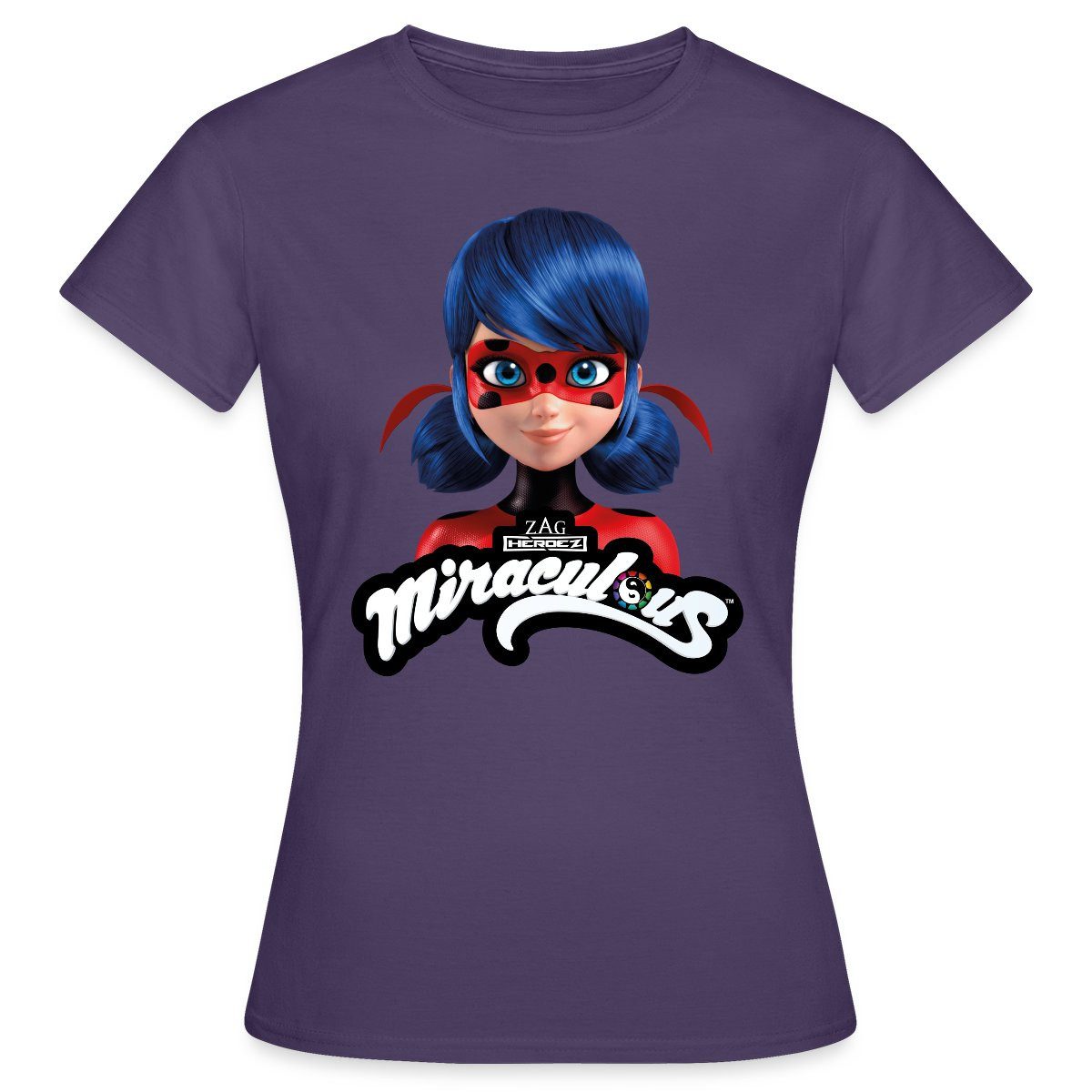 Spreadshirt T-Shirt Miraculous Ladybug Mit Logo günstig online kaufen