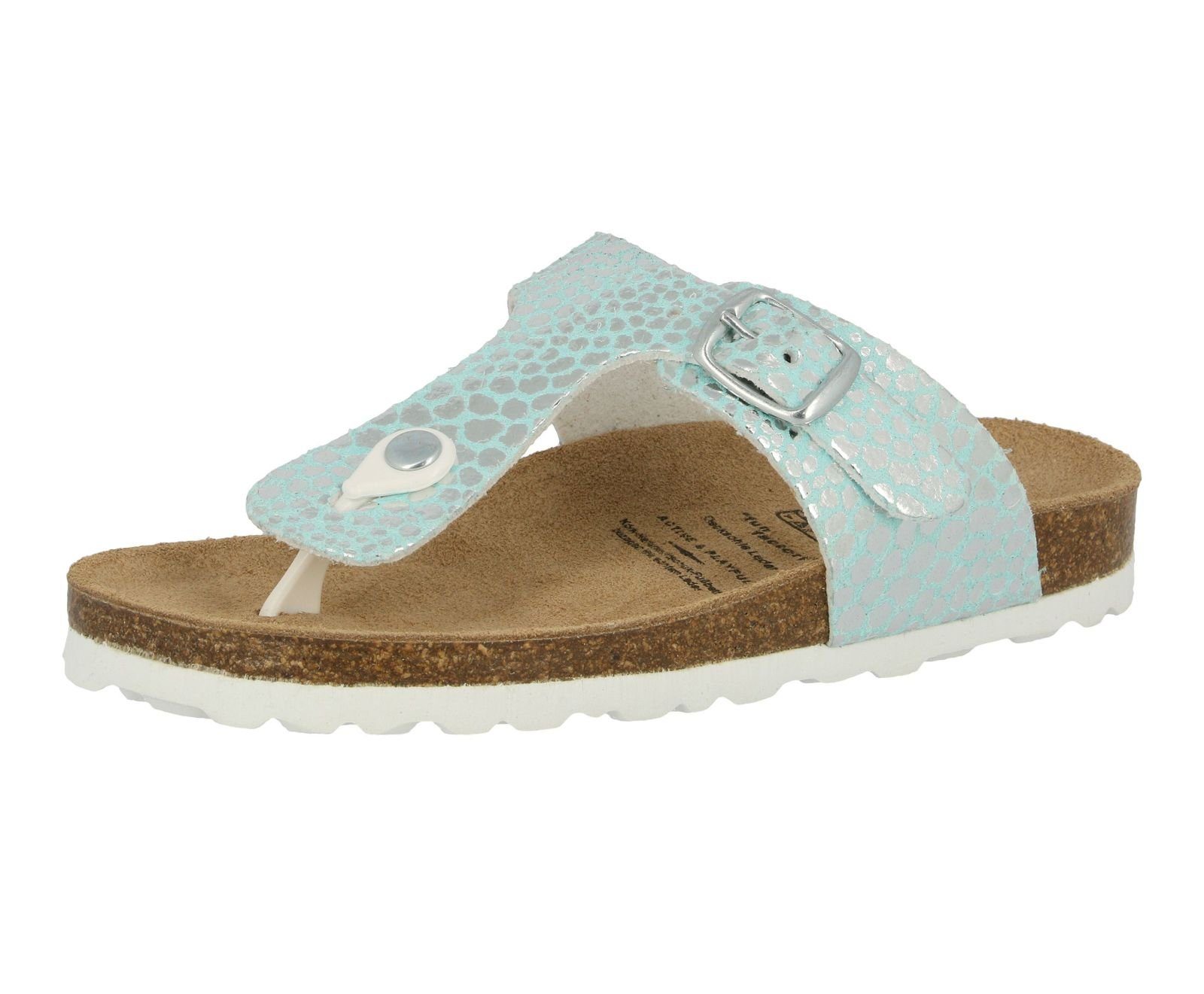 Lico Zehenstegpantolette Bioline Stone Kids Pantolette
