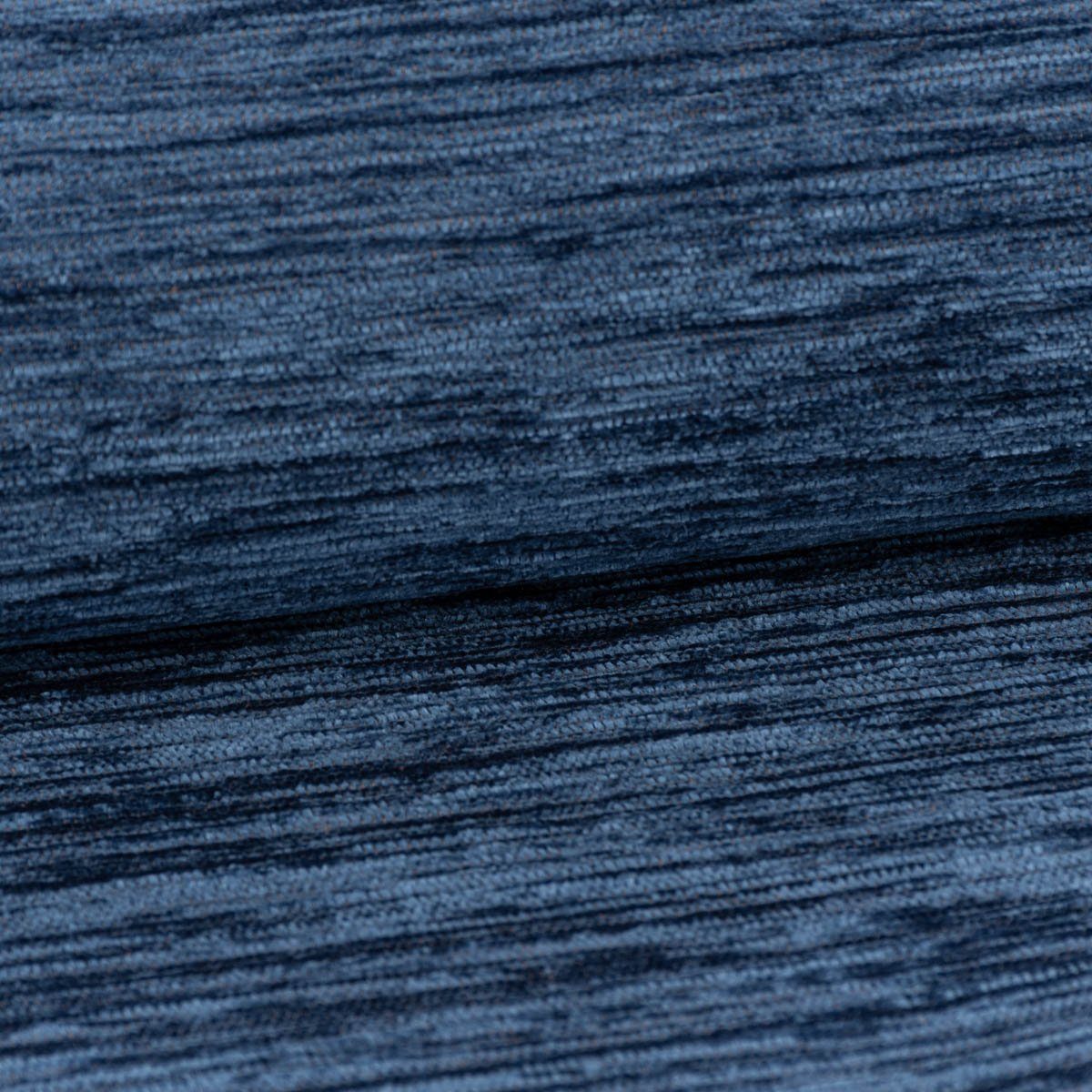 SCHÖNER LEBEN. Stoff Wärmevorhangstoff Meterware Thermochenille Verdunkelung Akustik blau, made in Germany