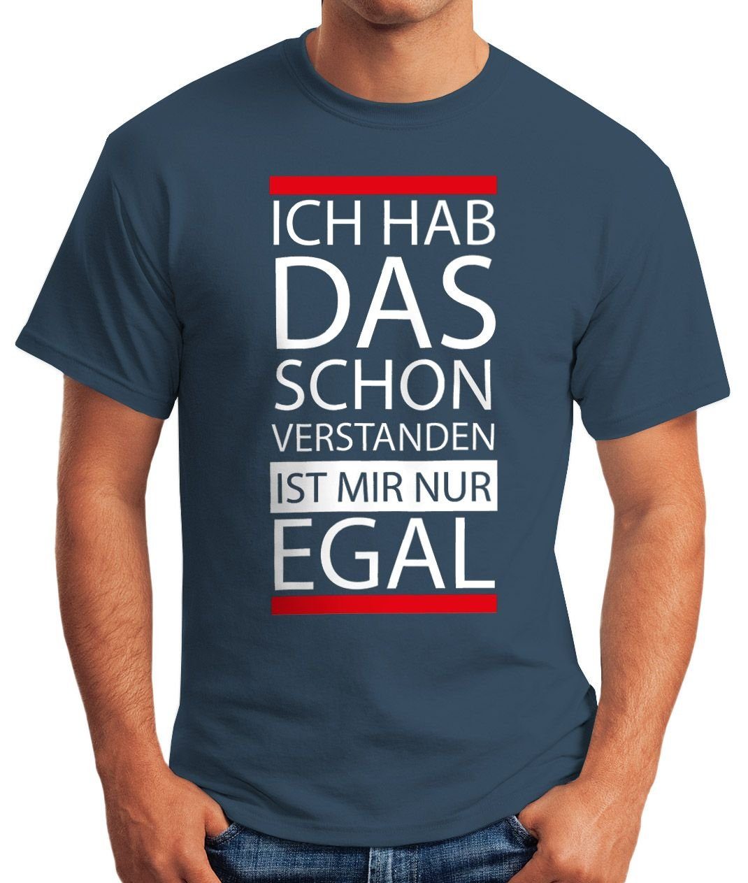 MoonWorks Print-Shirt Herren T-Shirt - Ich günstig online kaufen