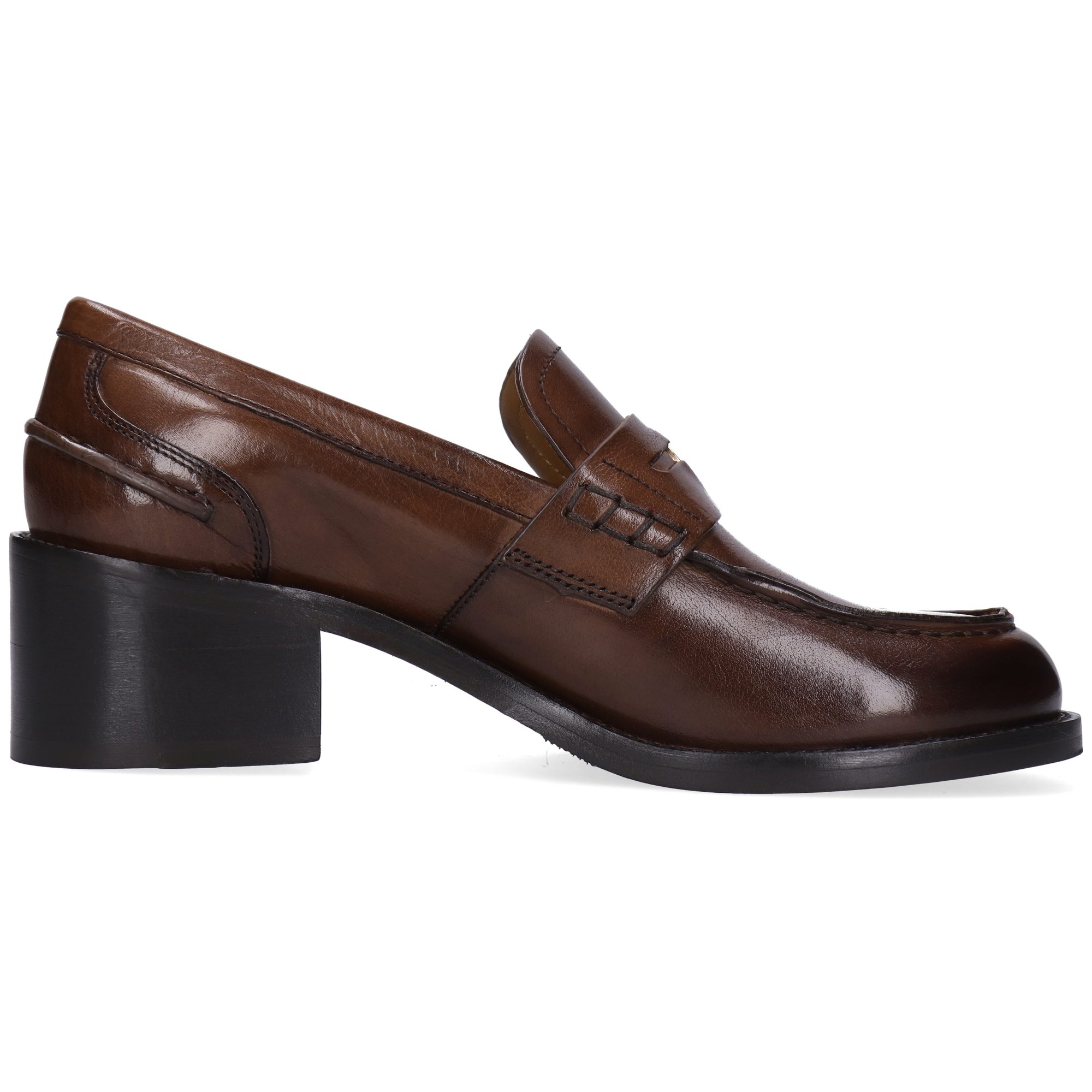 Melvin & Hamilton Imke 1 Leder-Loafers für Damen Loafer Block-Absatz, Echte günstig online kaufen