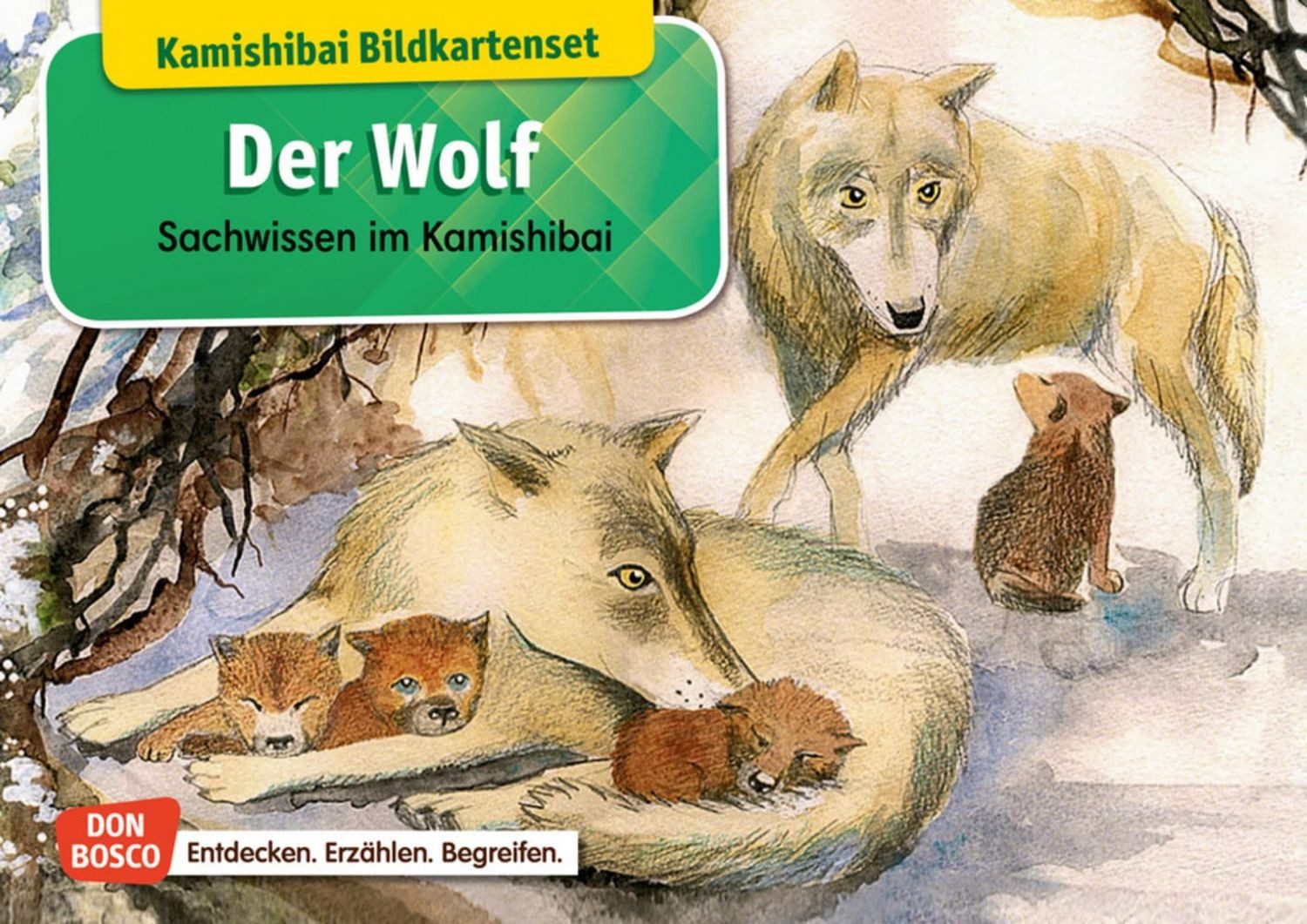Der Wolf. Kamishibai Bildkartenset. / Katharina Stöckl-Bauer