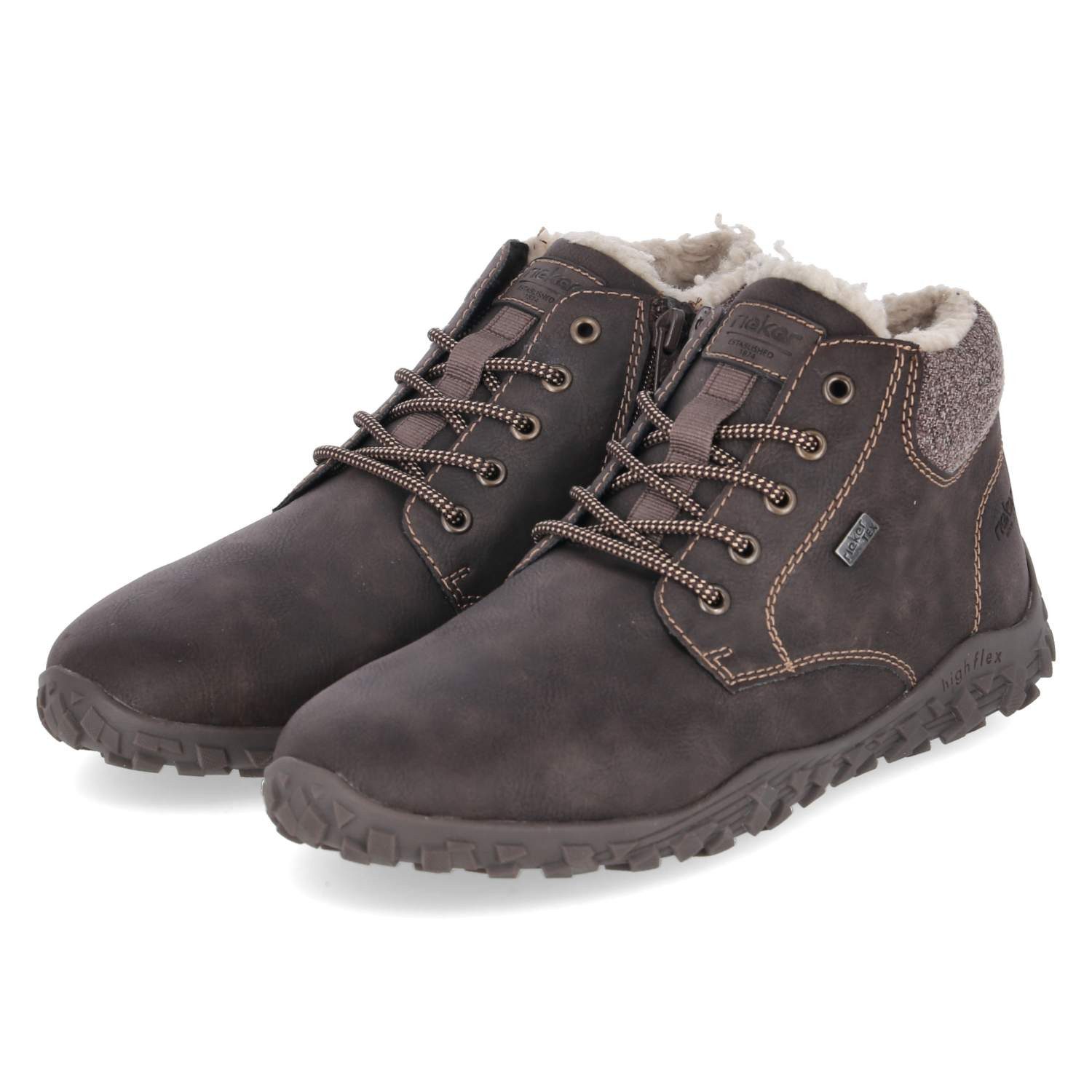 Rieker Rieker Winterstiefel 08130-25 Herren Synthetik brown Schnürstiefel