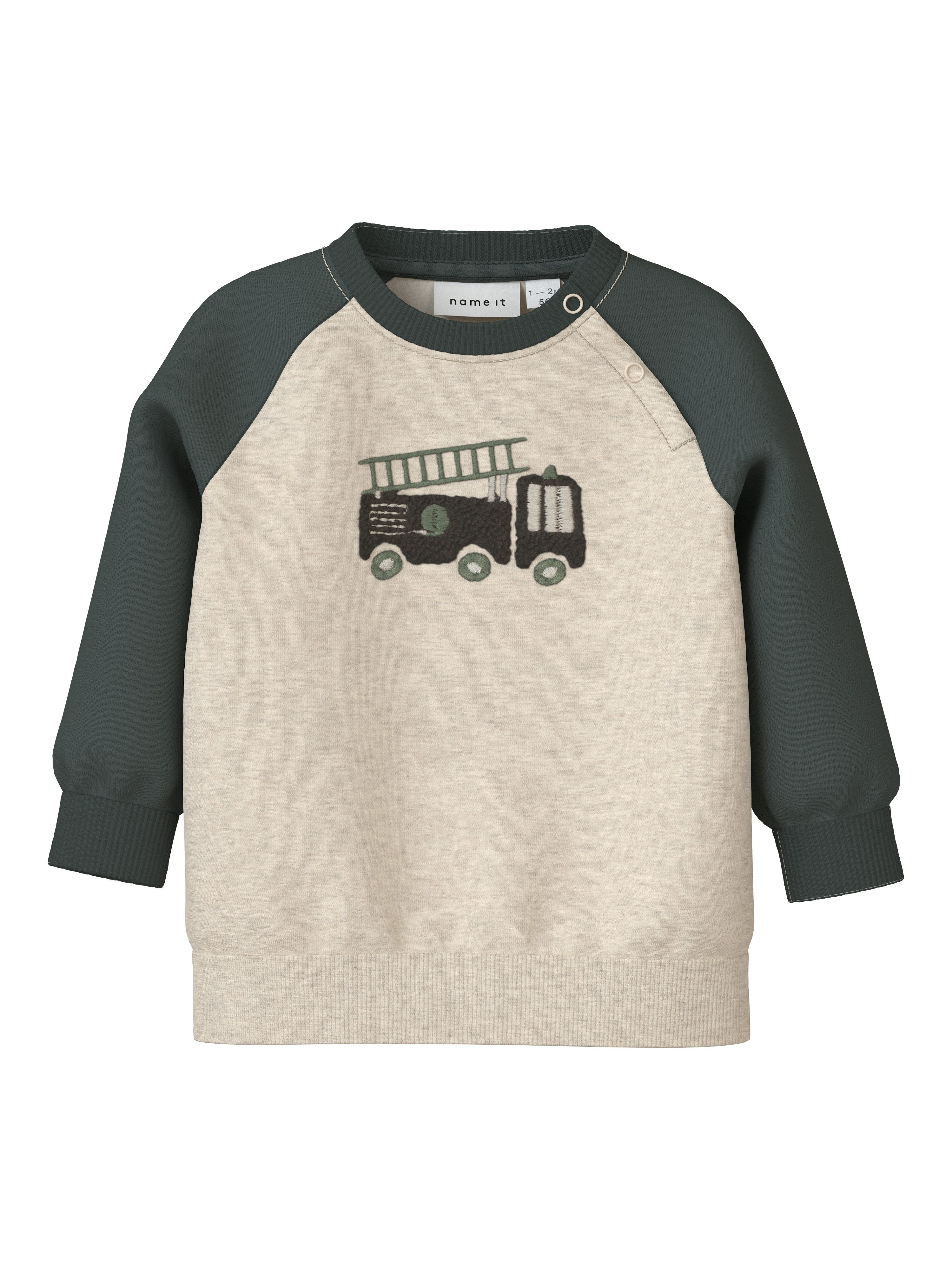 Name It Sweatshirt NBMTHORSTEIN LS SWEAT BOX BRU