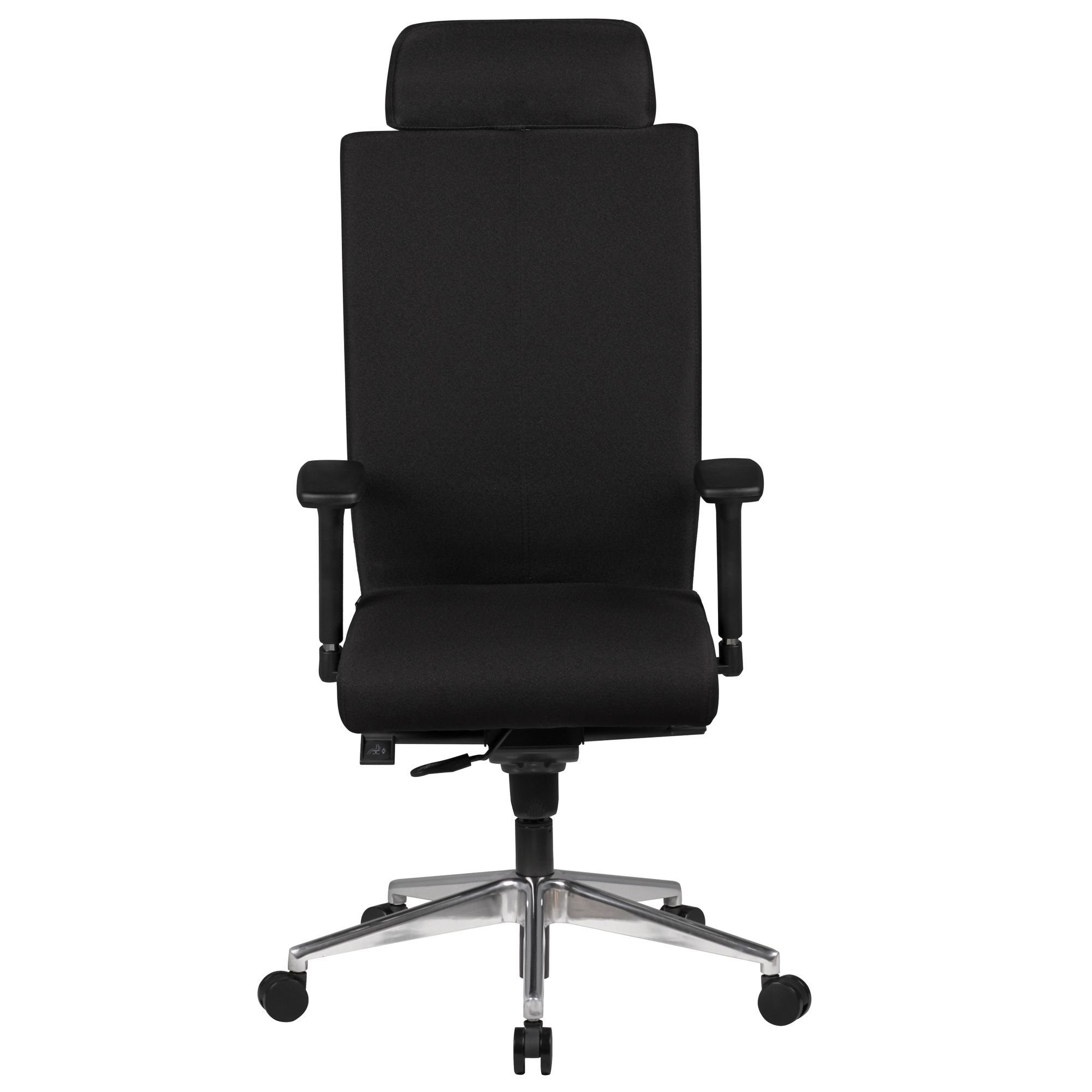 120 Amstyle (Stoff mit Drehbar Kopfstütze Schwarz, Modern), kg Chefsessel SPM1.270 XXL Drehstuhl Schreibtischstuhl Bürostuhl