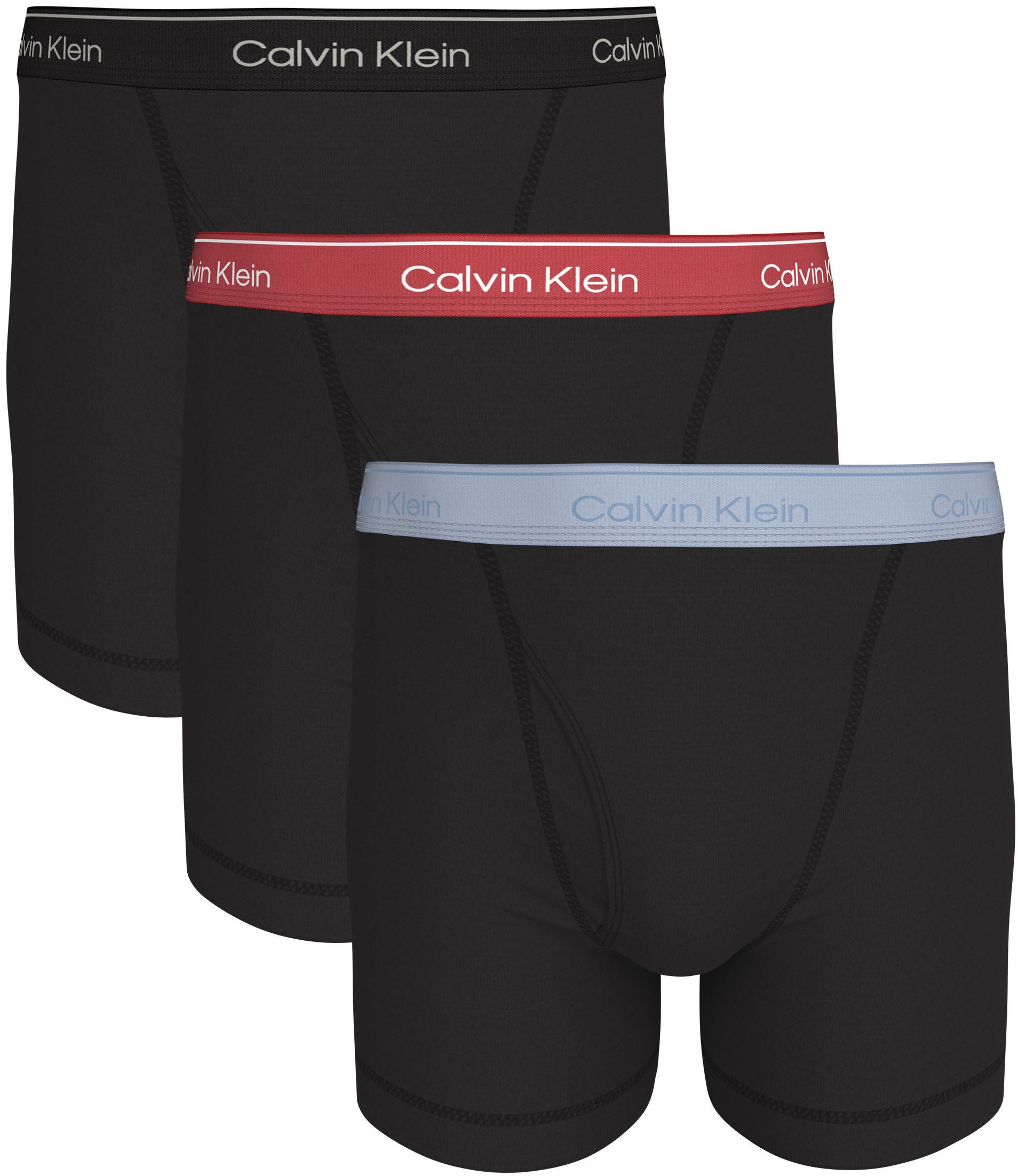 Calvin Klein Underwear Boxer BOXER BRIEF 3PK (Packung, 3er-Pack) mit Logo-Elastikbund (3 Stück)