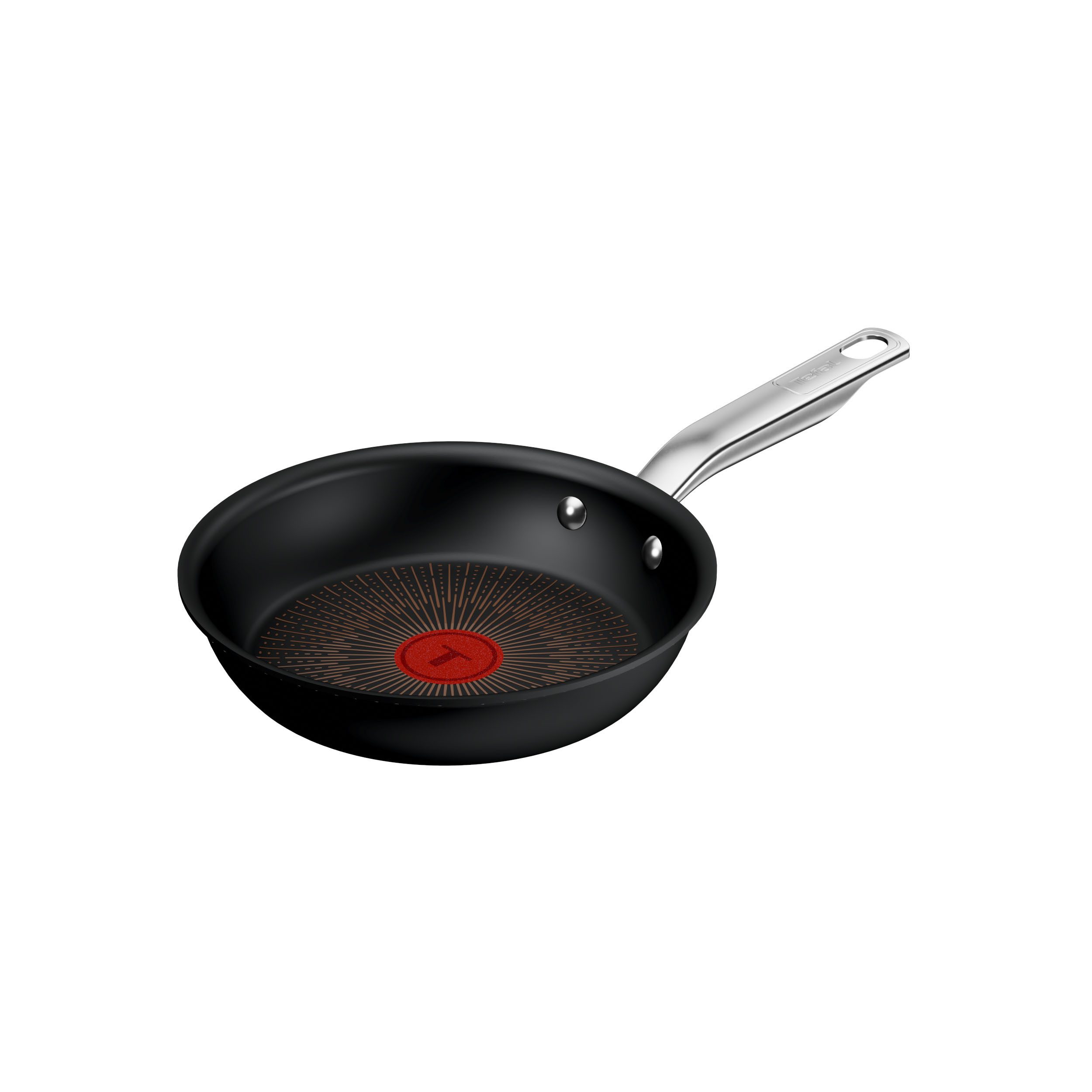 Tefal Bratpfanne Experience Unbreakable, Aluminium (1-tlg), FusionCore Antihaftversiegelung, Induktion, Temperaturanzeiger