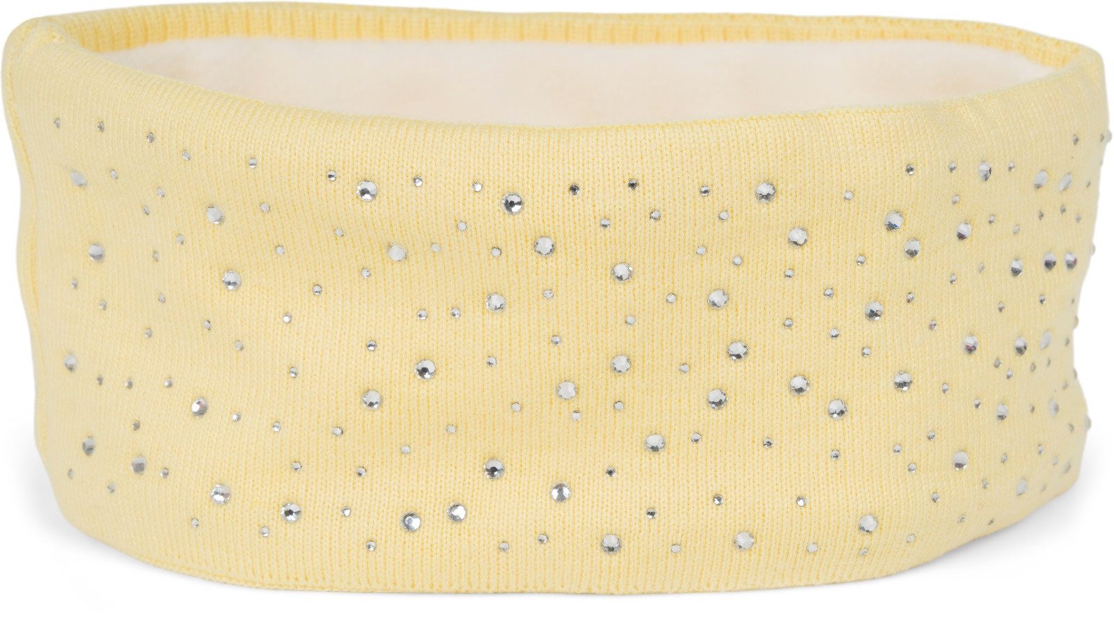 styleBREAKER Stirnband Feinstrick Stirnband mit Strass günstig online kaufen