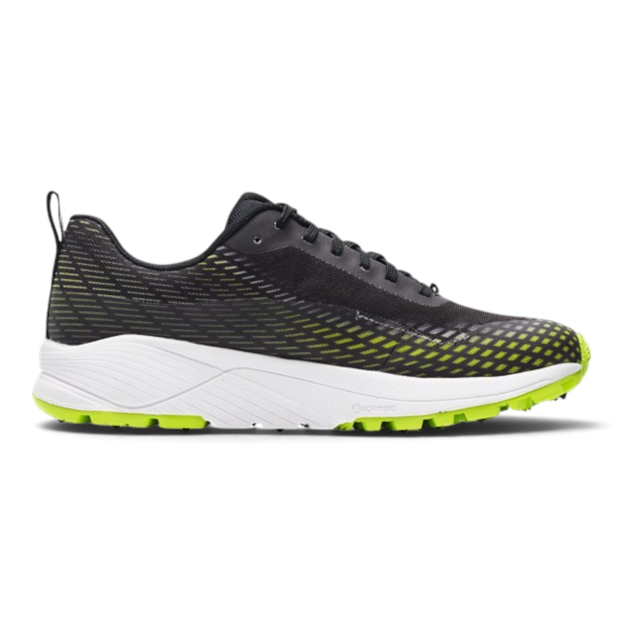 Icebug NewRun BUGrip - mit 17 dynamischen Hartmetall-Spikes - schwarz/lime Laufschuh