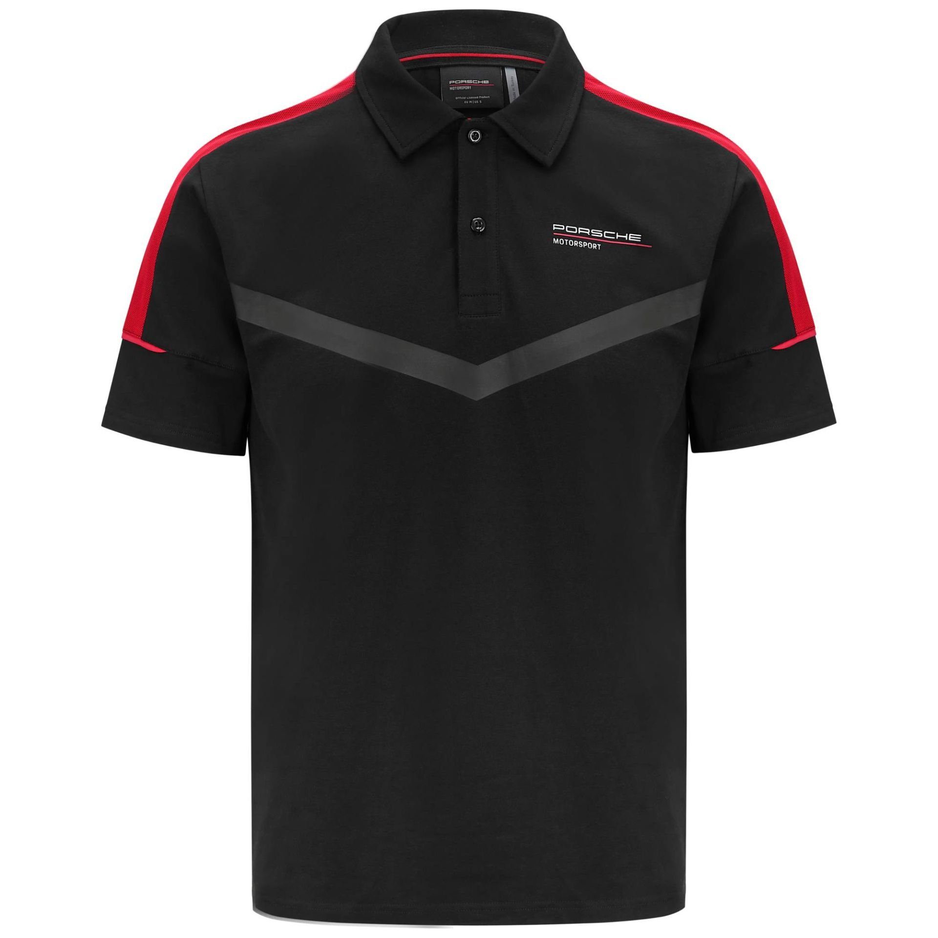 Porsche Motorsport Poloshirt Polohemd Basic (Schwarz) günstig online kaufen