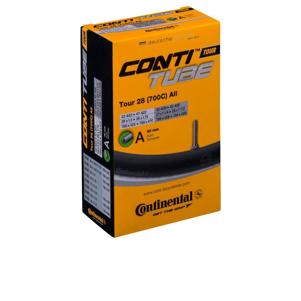CONTINENTAL Fahrradschlauch Continental Tour 28 All 32-47/622-635 - AV 40 mm Schlauch